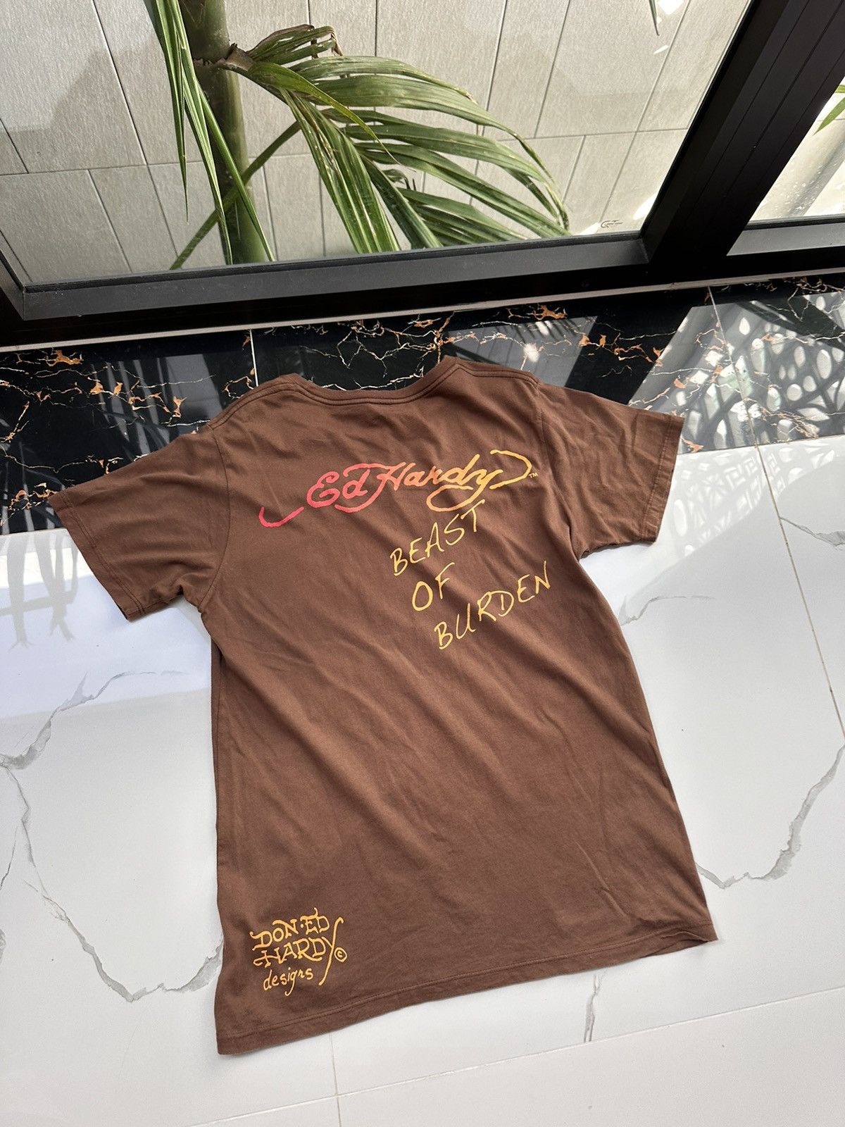 Ed Hardy × Vintage ED HARDY VINTAGE BIG LOGO ARCHIVAL T-SHIRT Size US M / EU 48-50 / 2 - 9 Thumbnail