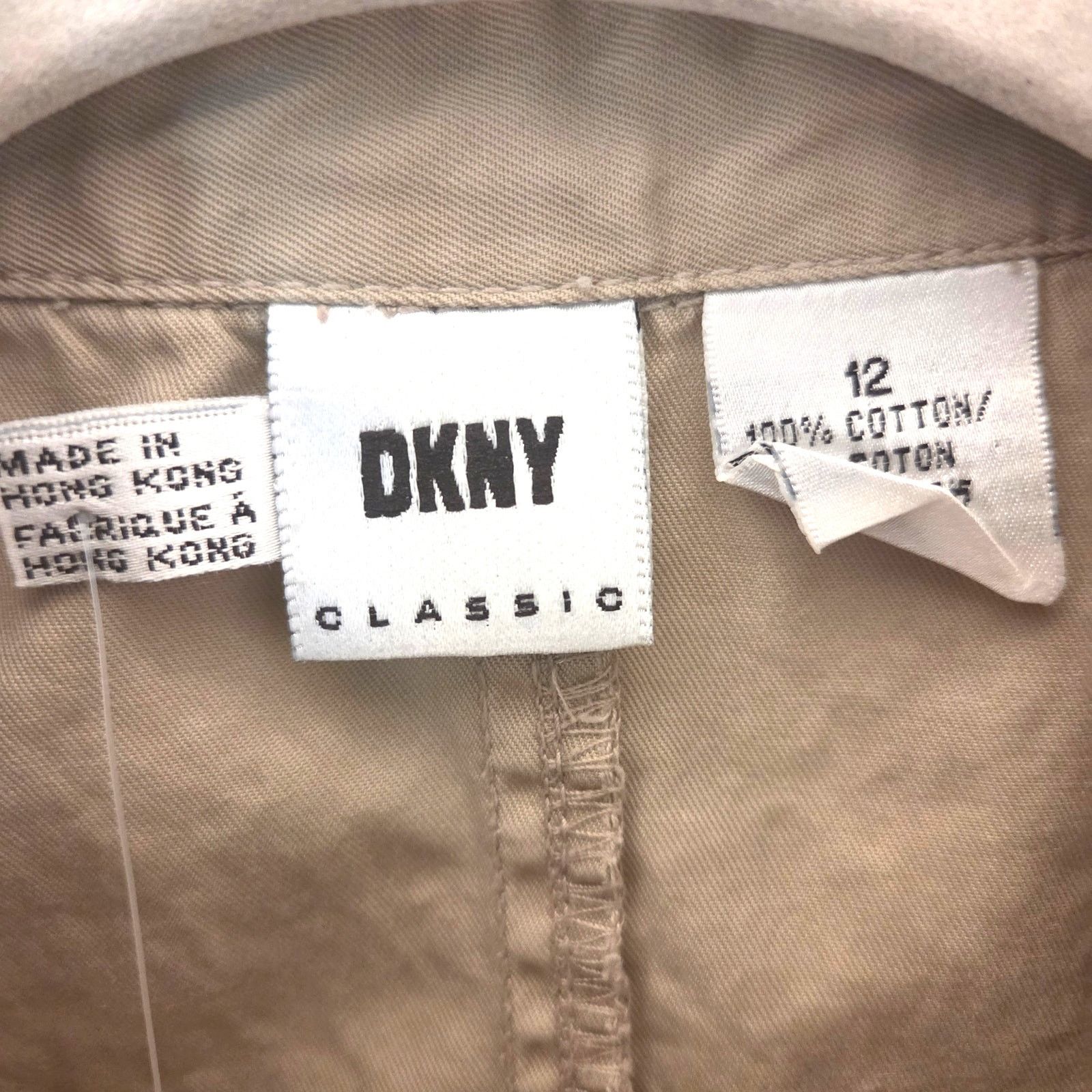 DKNY Stylish DKNY Classic Short Sleeve Button Up Shirt - Size 12 Size XL / US 12-14 / IT 48-50 - 5 Thumbnail