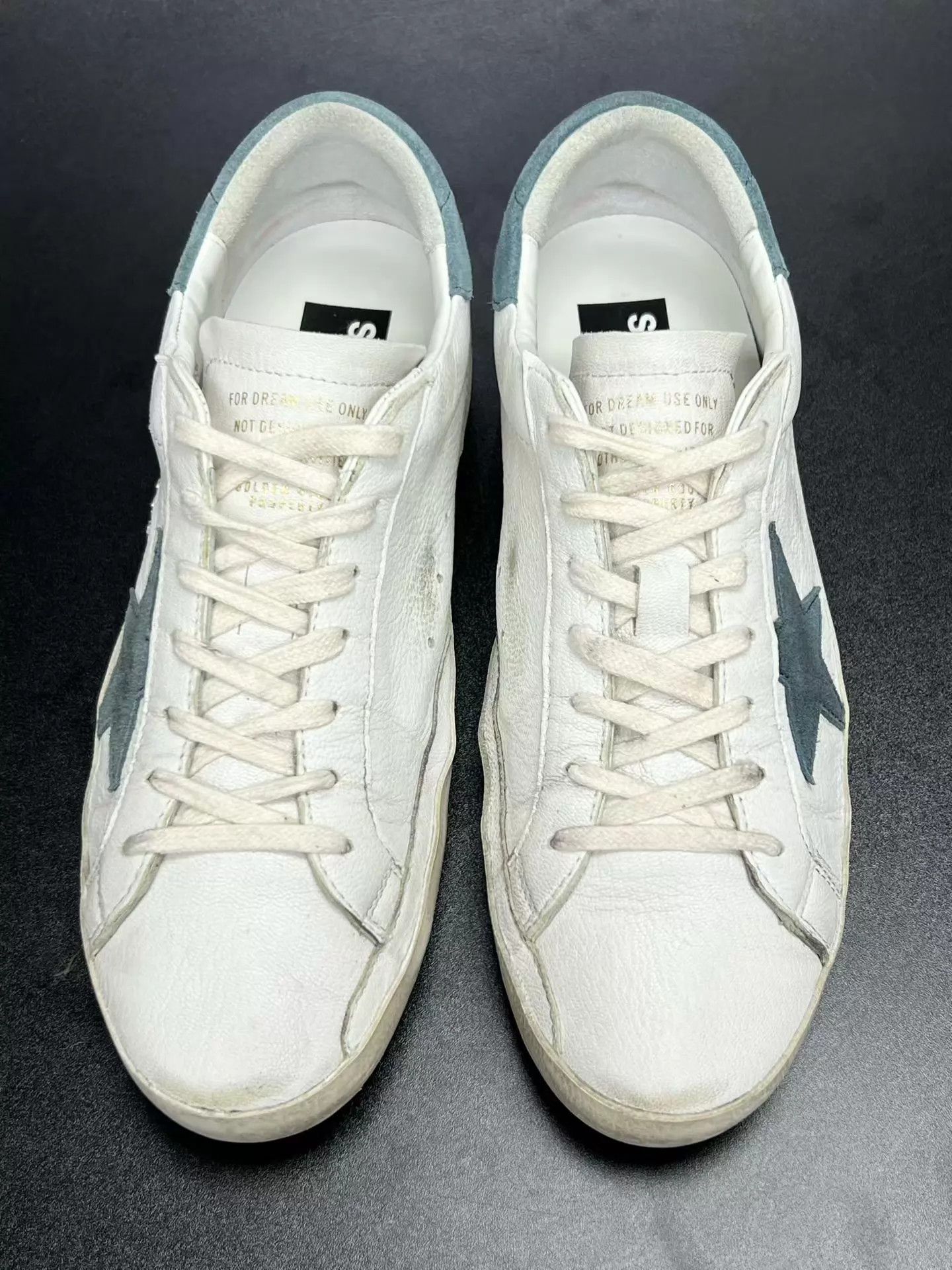 Golden Goose GGDB White Blue Low-Top Sneakers 41 Size US 8 / EU 41 - 3 Thumbnail