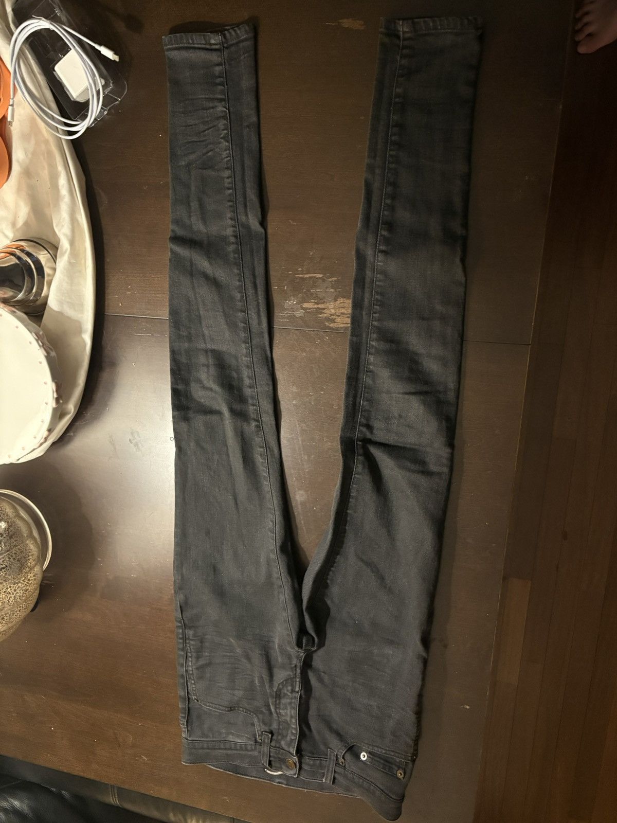 Saint Laurent Paris × Yves Saint Laurent Saint Laurent Skinny Jeans 27x36 Professionally Tapered Size US 27 - 2 Thumbnail