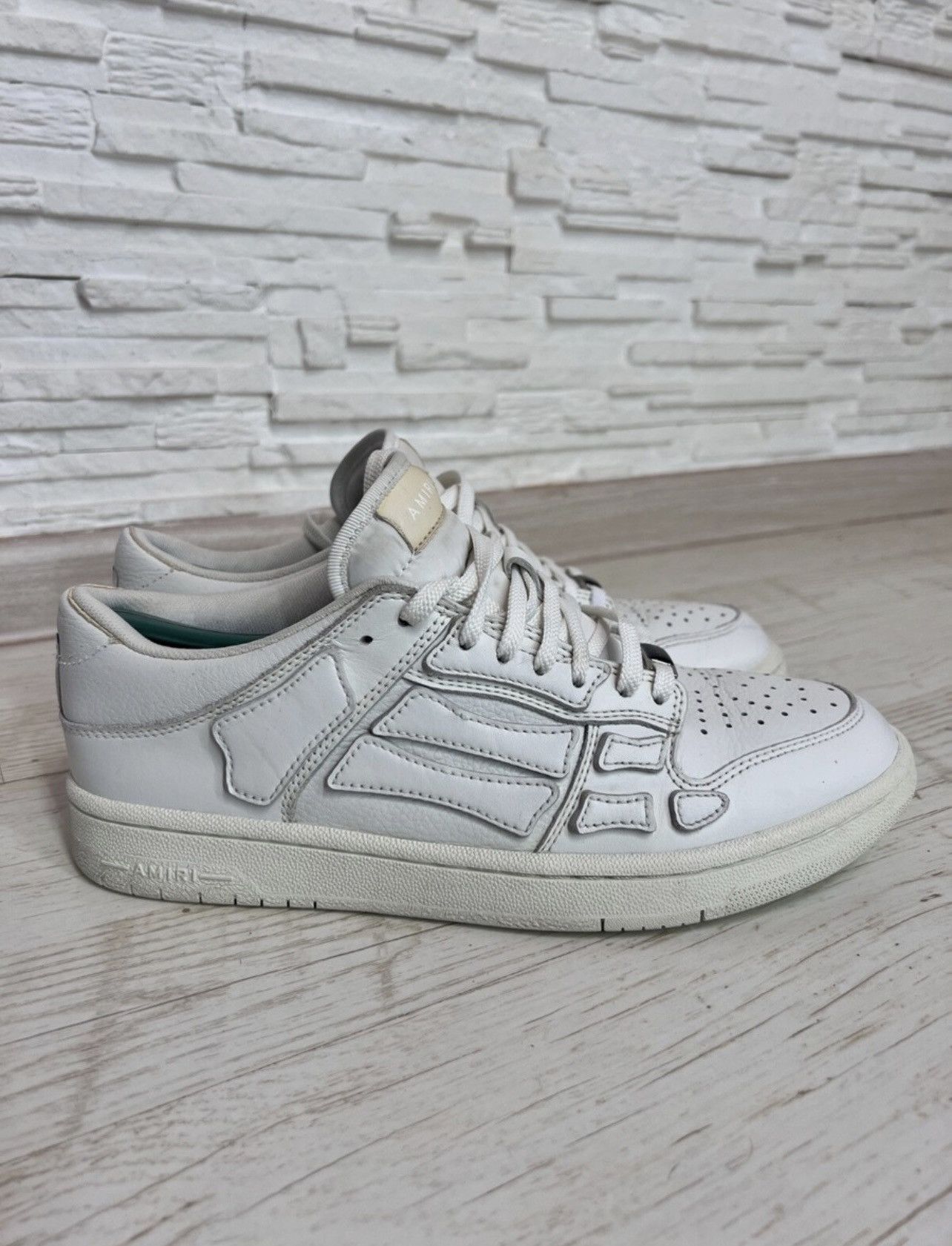 Amiri Amiri Skel Top Skeleton Sneakers 41 Leather Shoes Size US 8 / EU 41 - 1 Thumbnail