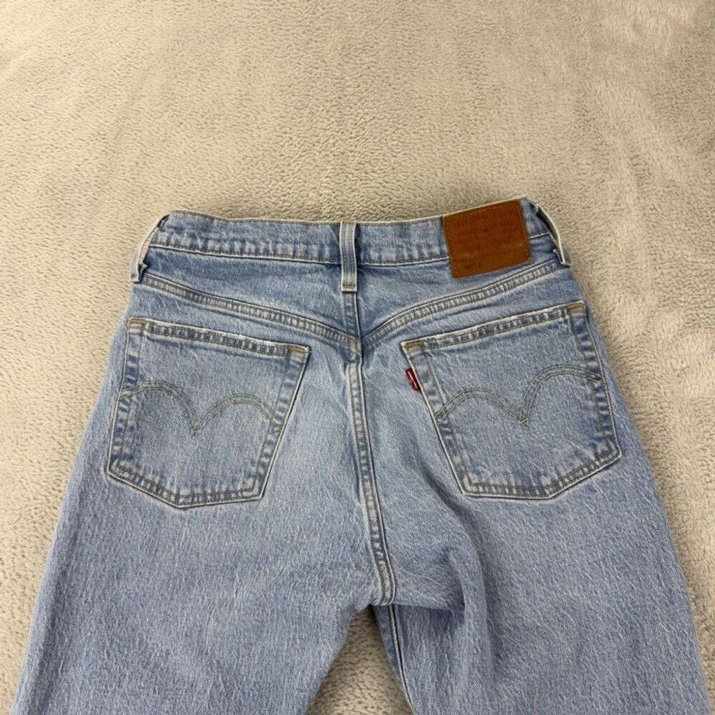 Levi's Levi's 501S Women's Size 26 x 28 Light Blue Denim Distressed Size 26" / US 2 / IT 38 - 16 Thumbnail