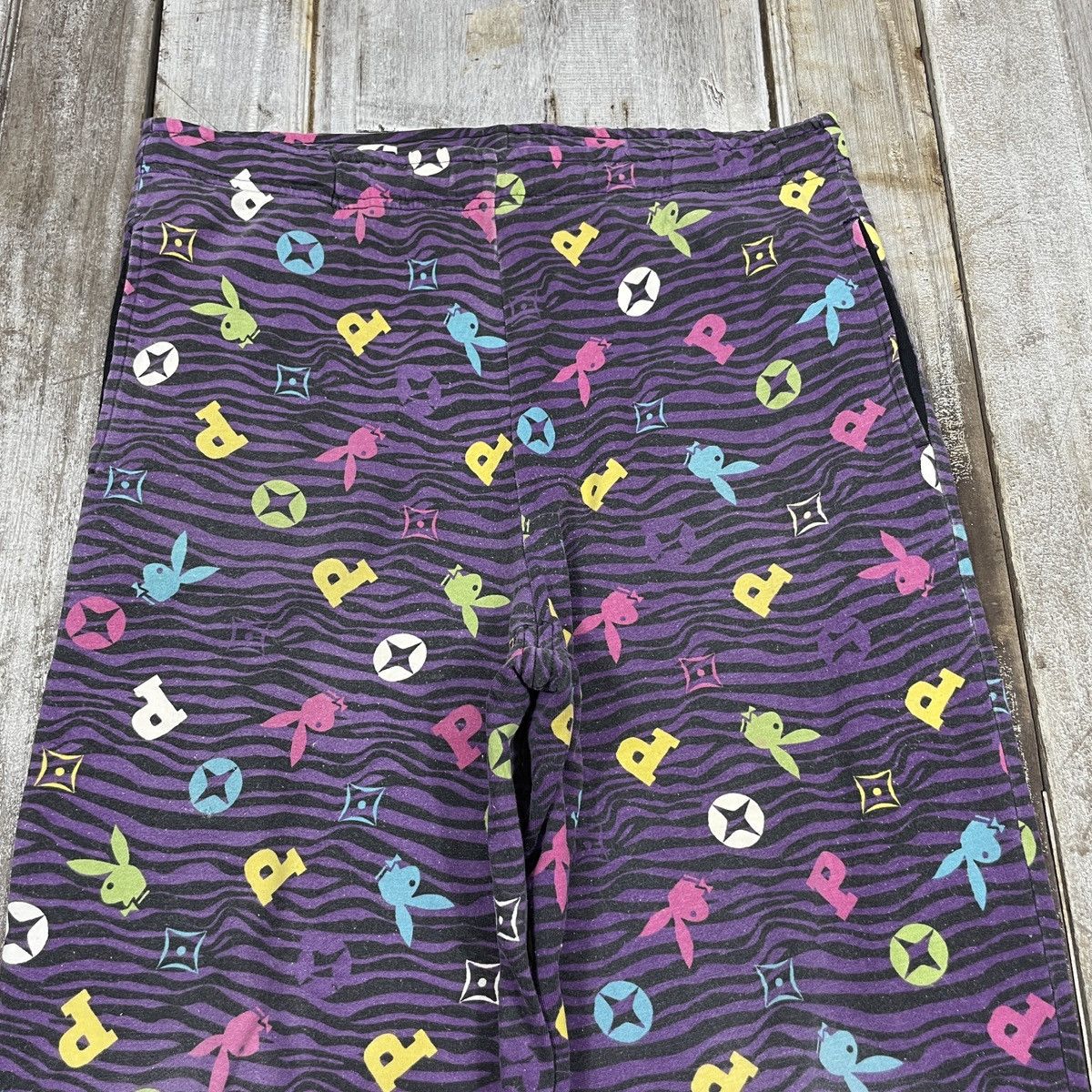 Playboy × Vintage Vintage Playboy Monogram Faded Sweat pant Size US 32 / EU 48 - 10 Thumbnail