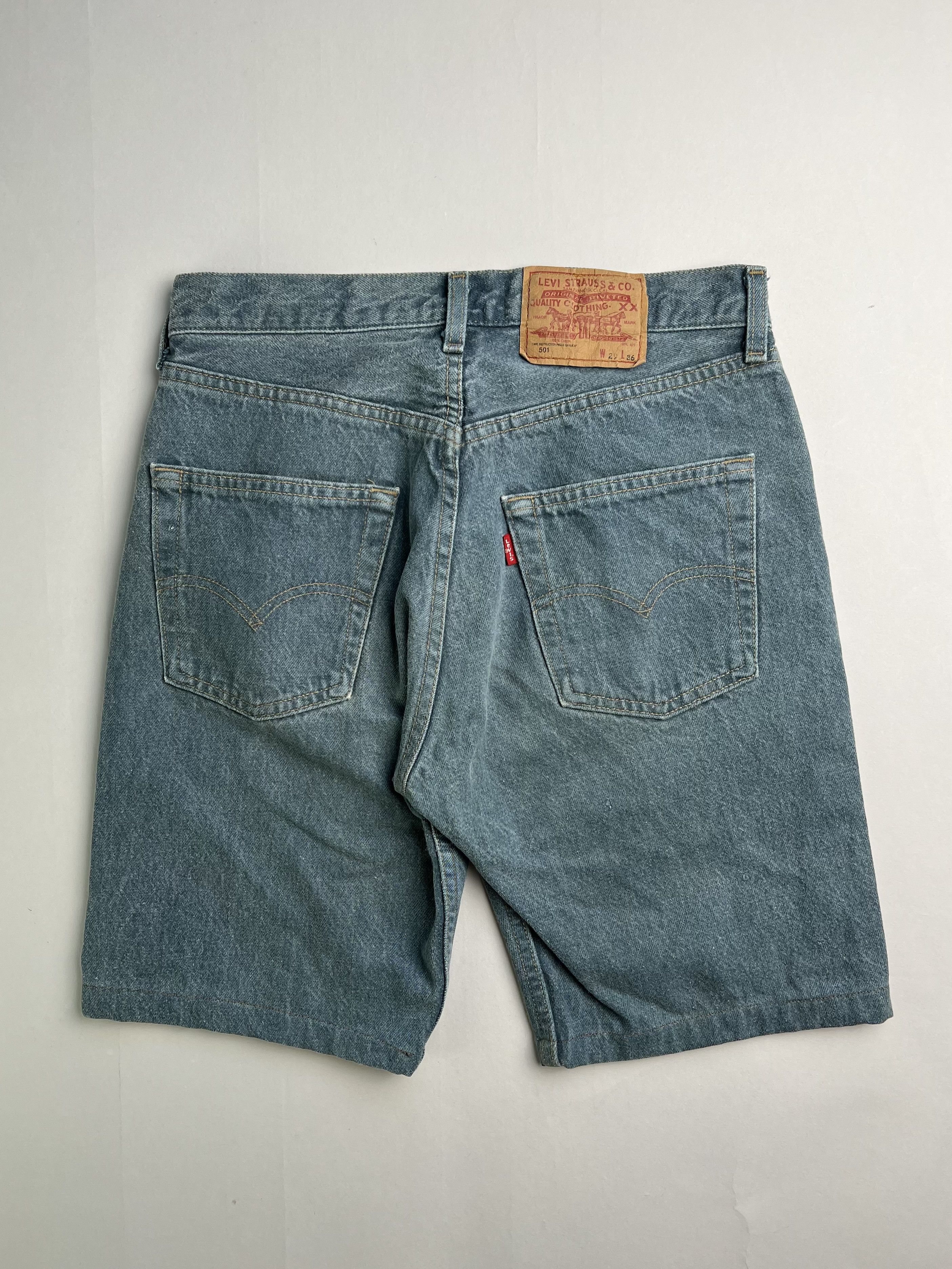 Levi's Levis 511 Jeans Shorts Light Blue W29 Size US 29 - 2 Thumbnail