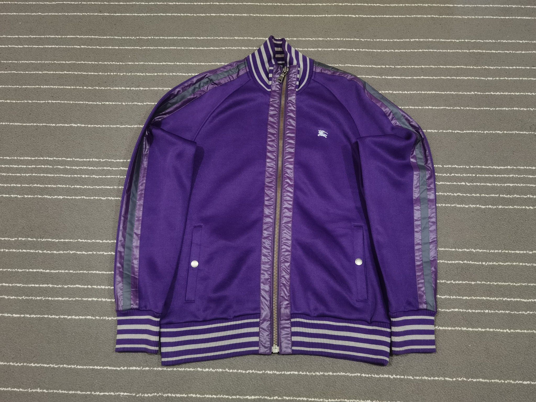 BURBERRY BLACK LABEL purple jacket S 2240