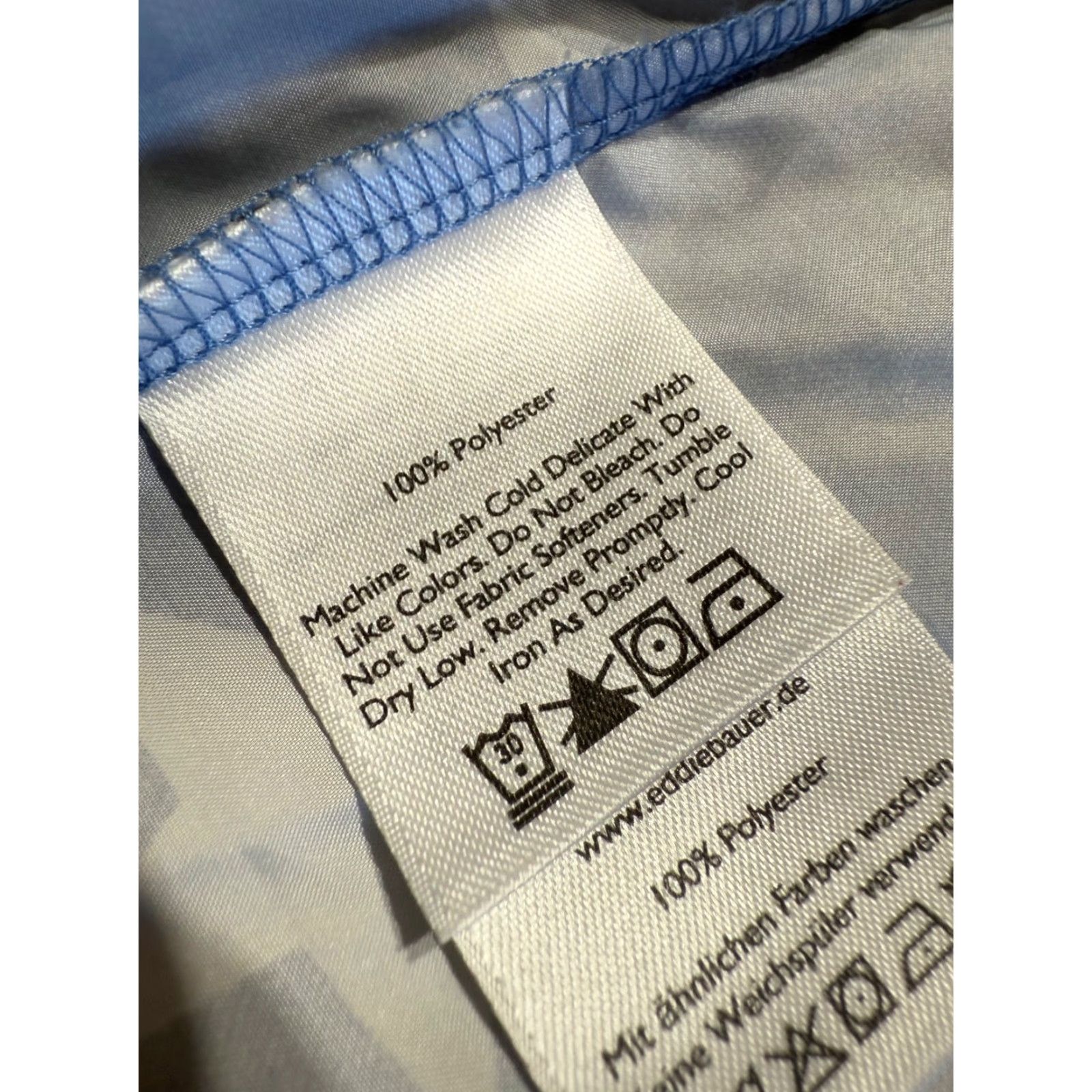 Eddie Bauer Eddie Bauer Womens Jacket Small Lightweight Windbreaker Stars Geometric Blue Polyester Zip Casual Regular Sleeve Windbreaker Mens Womens Girls? Size S / US 4 / IT 40 - 6 Thumbnail