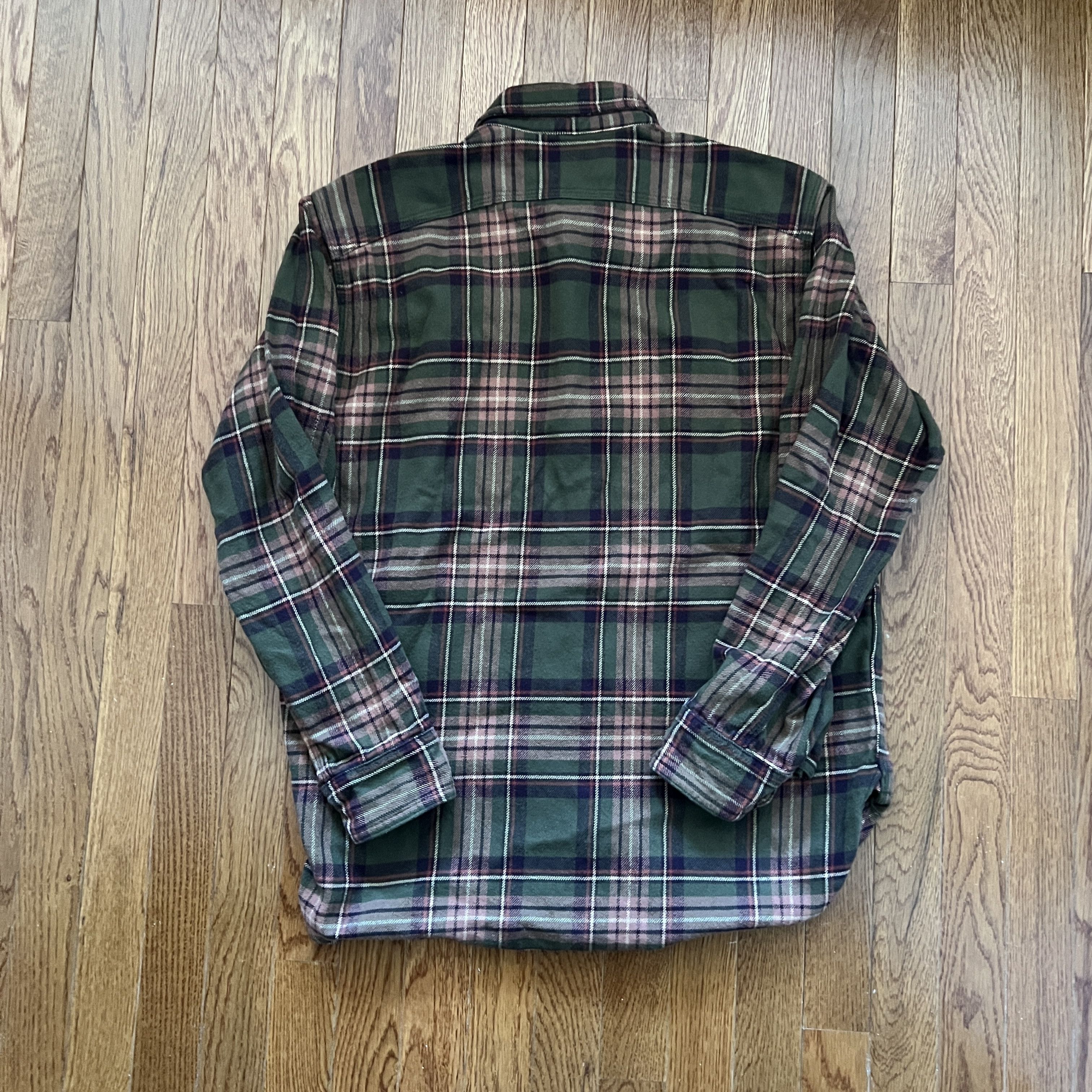 Engineered Garments Engineered Garments Flannel Green/Orange Work Shirt XS Size US XS / EU 42 / 0 - 5 Thumbnail