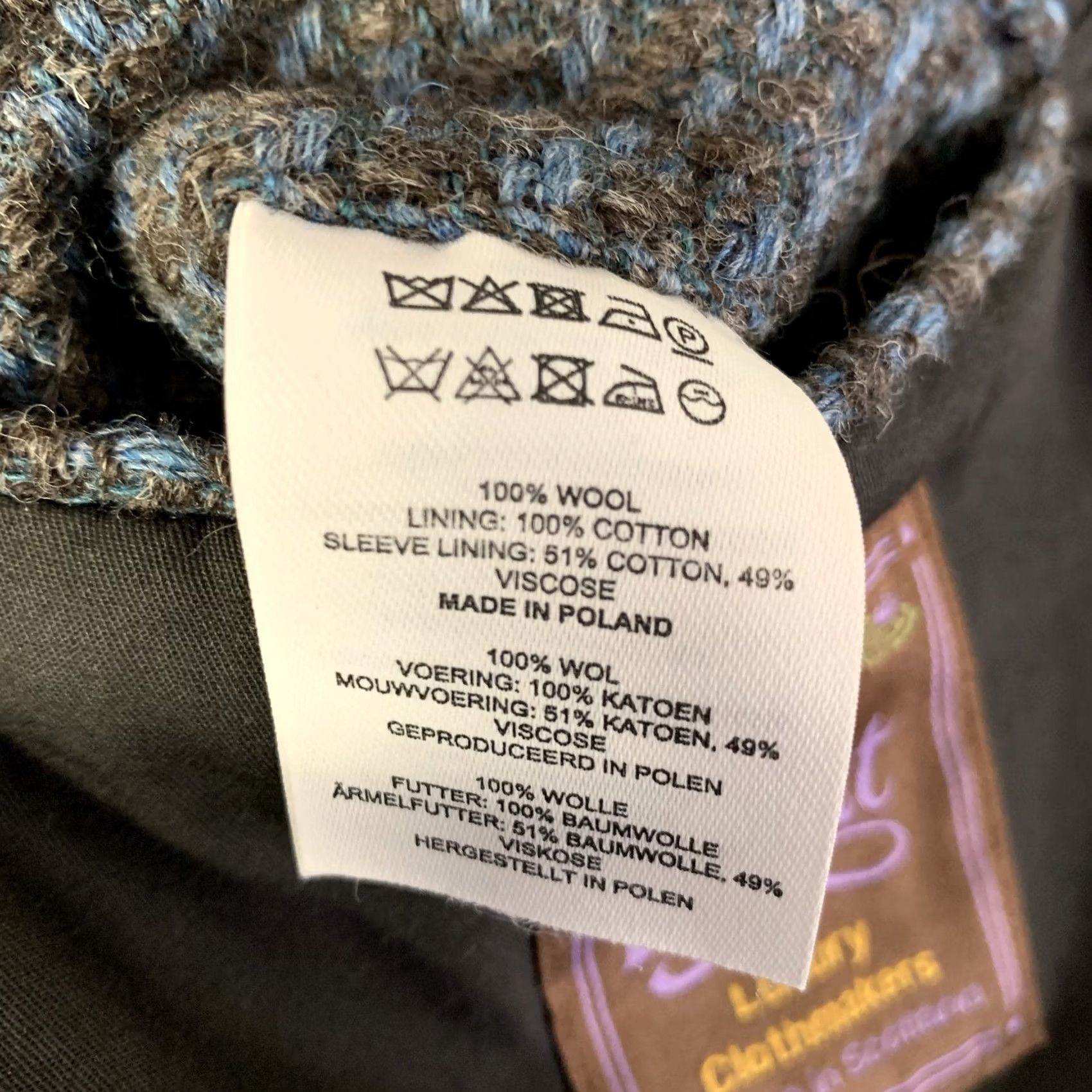 Dries Van Noten DRIES VAN NOTEN Chest Size 40 Blue Multi-Color Woven Wool Sport Coat Men Adult Regular Size 40 Notch Lapel Wool Sport Coat Blue Multi-Color Size US XXS / EU 40 - 6 Thumbnail