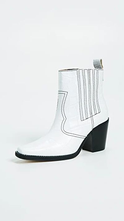 Ganni Ganni Callie Western Boots Boots Size US 9 / IT 39 - 1 Thumbnail