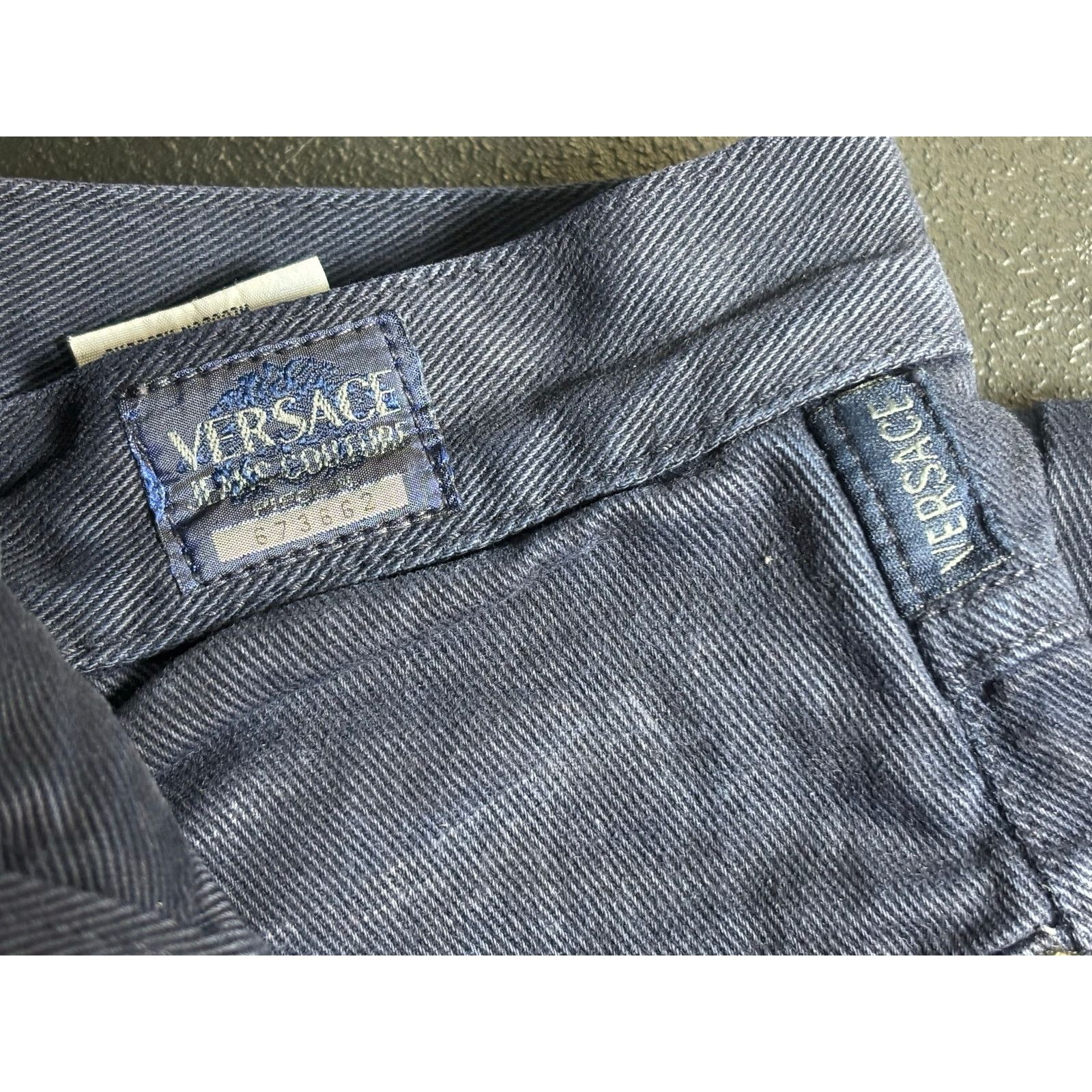Versace Jeans Couture VERSACE Jeans Couture Women's Straight-Leg Jeans 28x27 Blue Size 28" / US 6 / IT 42 - 7 Thumbnail