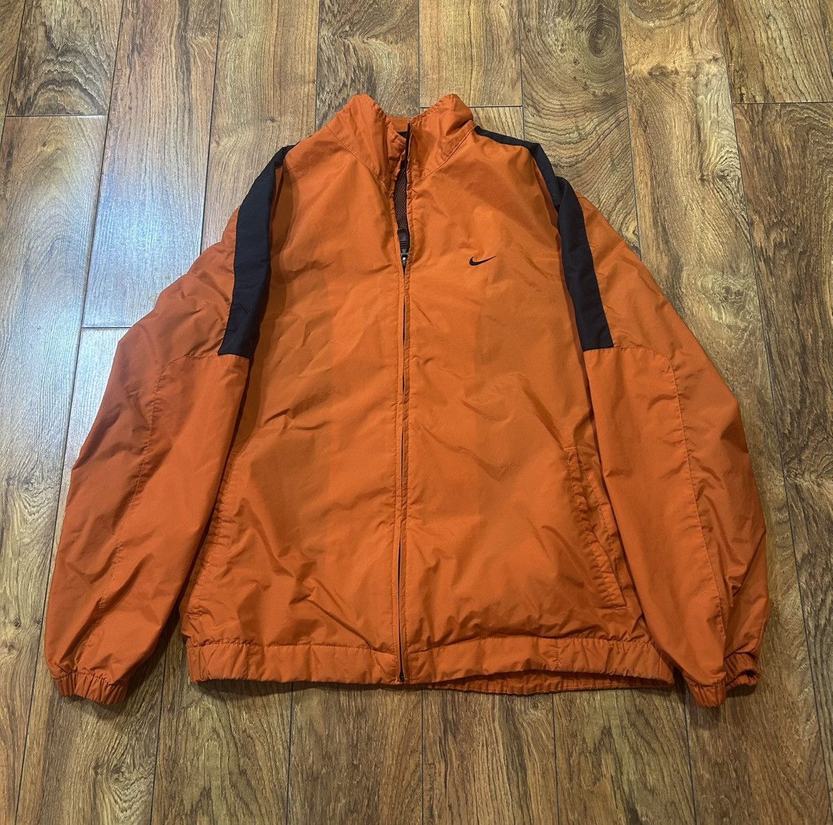 Nike Vintage Y2K Nike Windbreaker Jacket Orange Medium Size US M / EU 48-50 / 2 - 1 Thumbnail