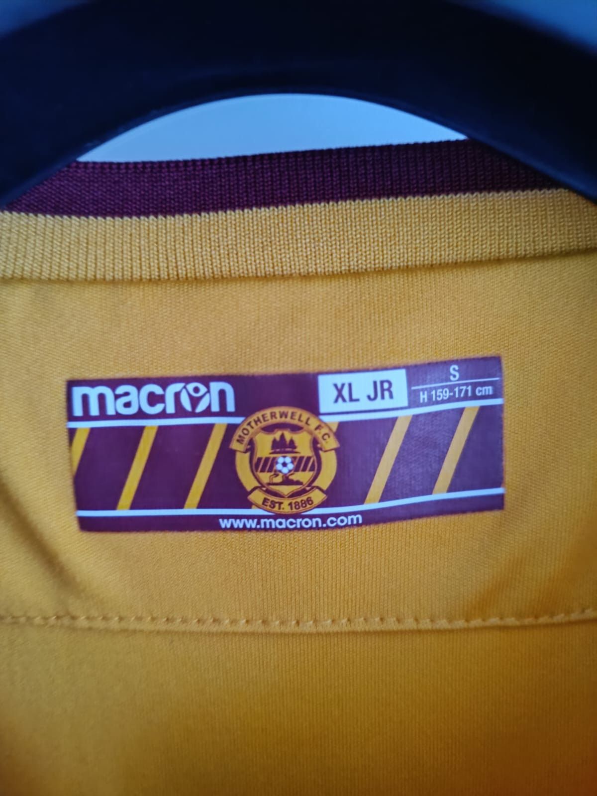 Macron Motherwell F.C. football sports jersey Size US XS / EU 42 / 0 - 3 Thumbnail