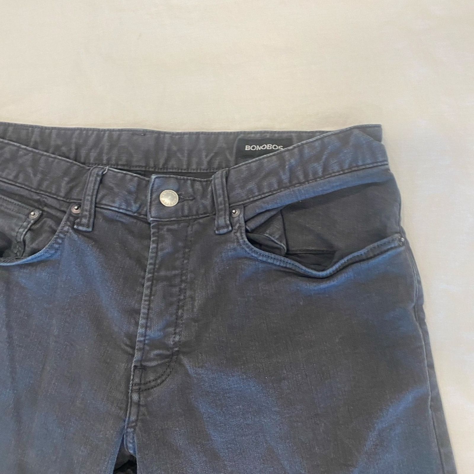 Bonobos Bonobos Men's Athletic Fit Black Jeans - 34x32 Size US 34 / EU 50 - 4 Thumbnail