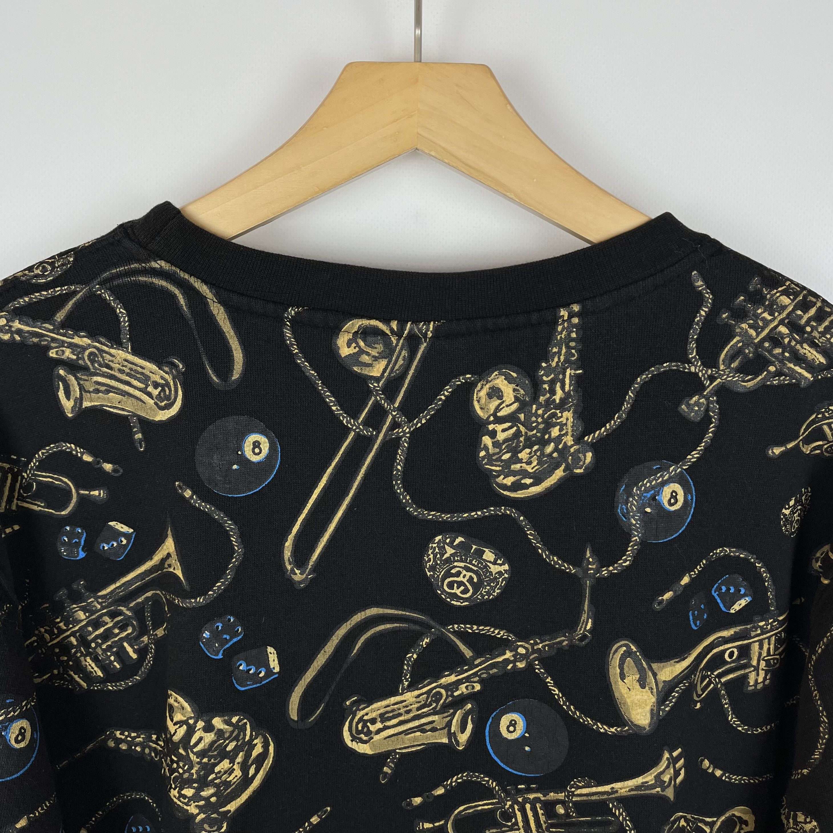 Stussy Vintage Stussy All Over Print Jazz Sweatshirt 90’s Size US XL / EU 56 / 4 - 22 Thumbnail