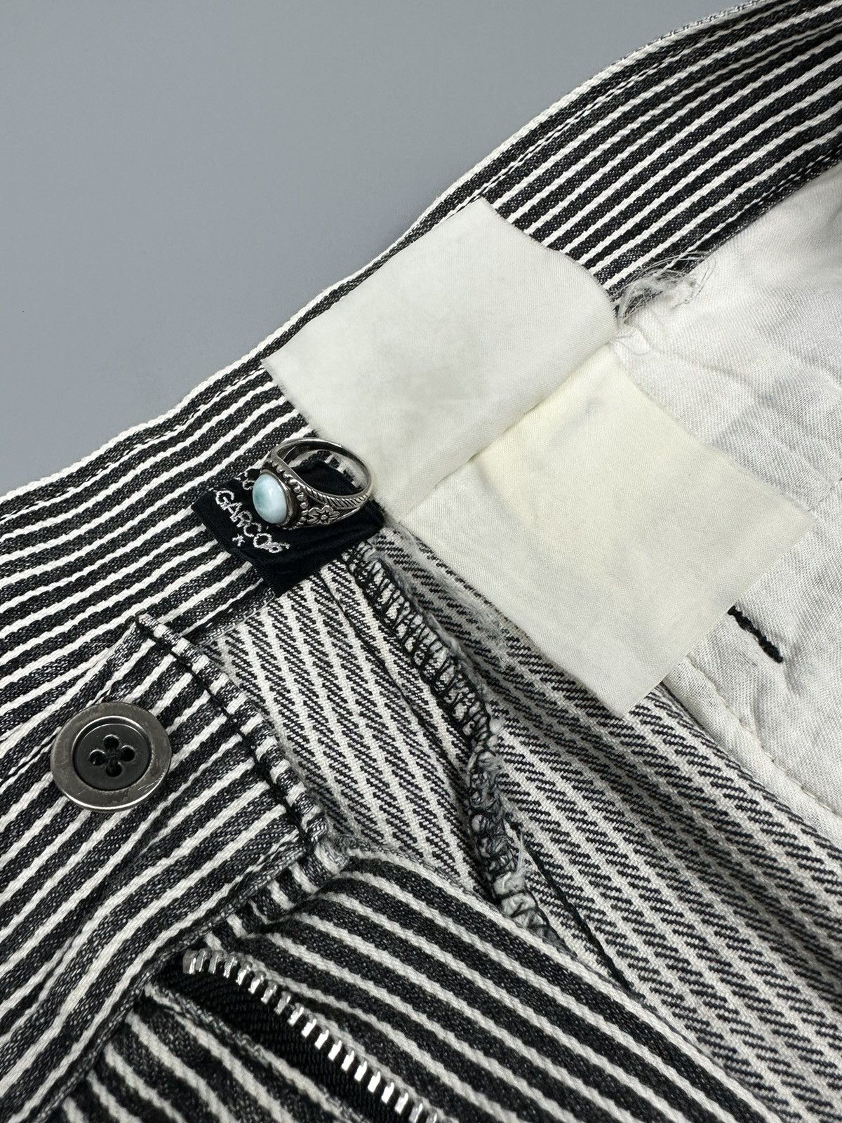 Comme des Garcons Vintage Comme des Garcons Tricot Stripes Pants Size US 31 - 12 Thumbnail