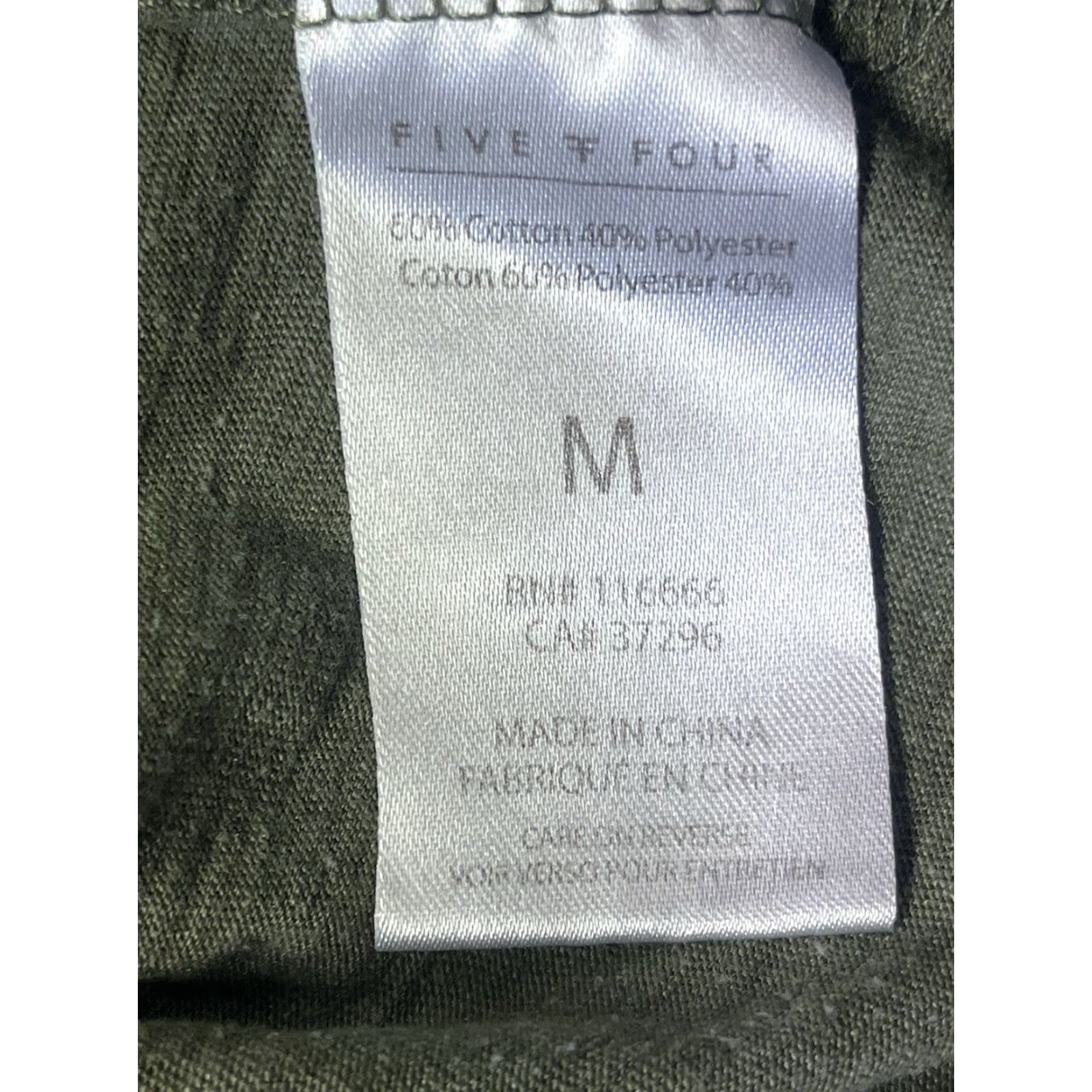 Vintage Five Four T Shirt Mens Medium Green Short Sleeve Regular Fit logo Cotton Crew Neck Casual All Seasons, Outdoor, Designer Men Shirts Size US M / EU 48-50 / 2 - 7 Thumbnail