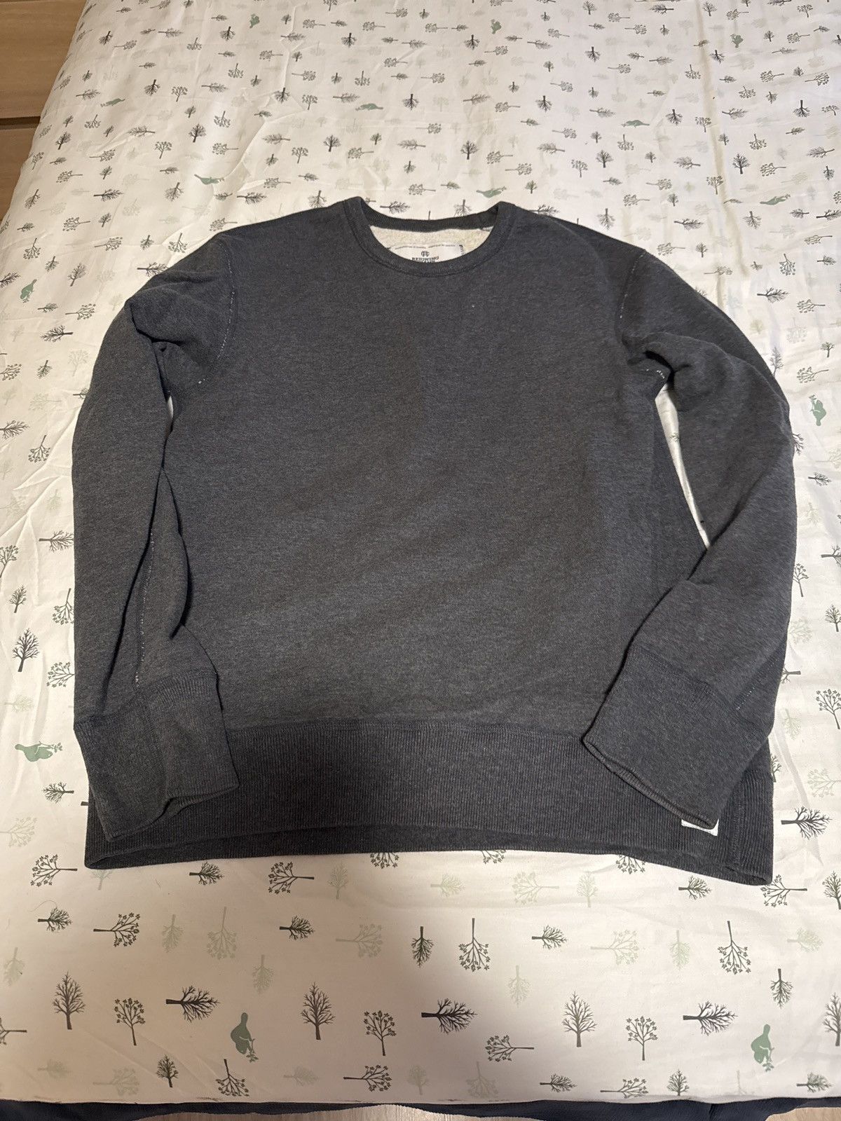 Reigning Champ Reigning Champ Grey Midweight Crewneck Size US S / EU 44-46 / 1 - 1 Thumbnail