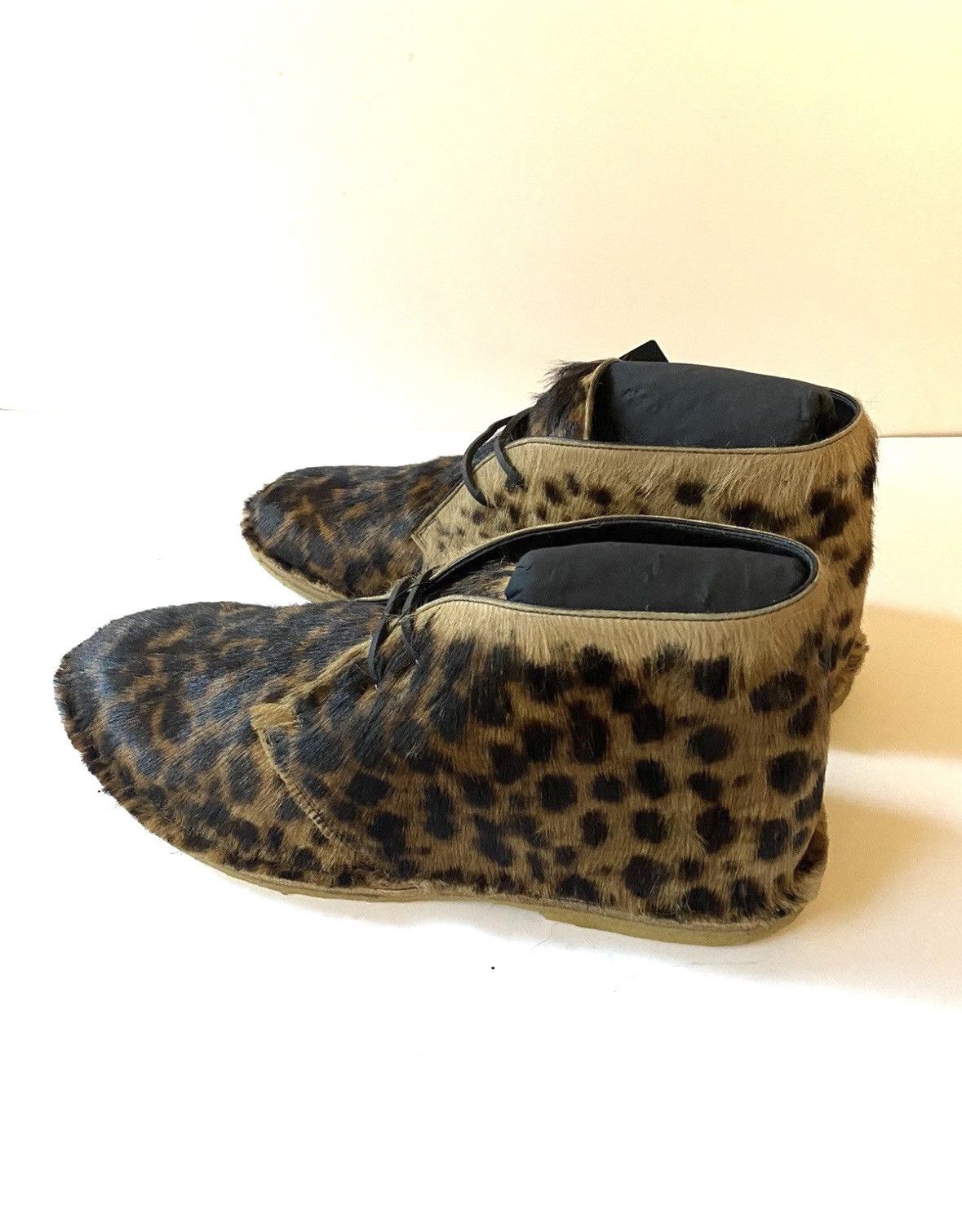 Saint Laurent Paris Saint Laurent Wolf Lynx Pony Hair Boots $1195 Size US 13 / EU 46 - 7 Thumbnail
