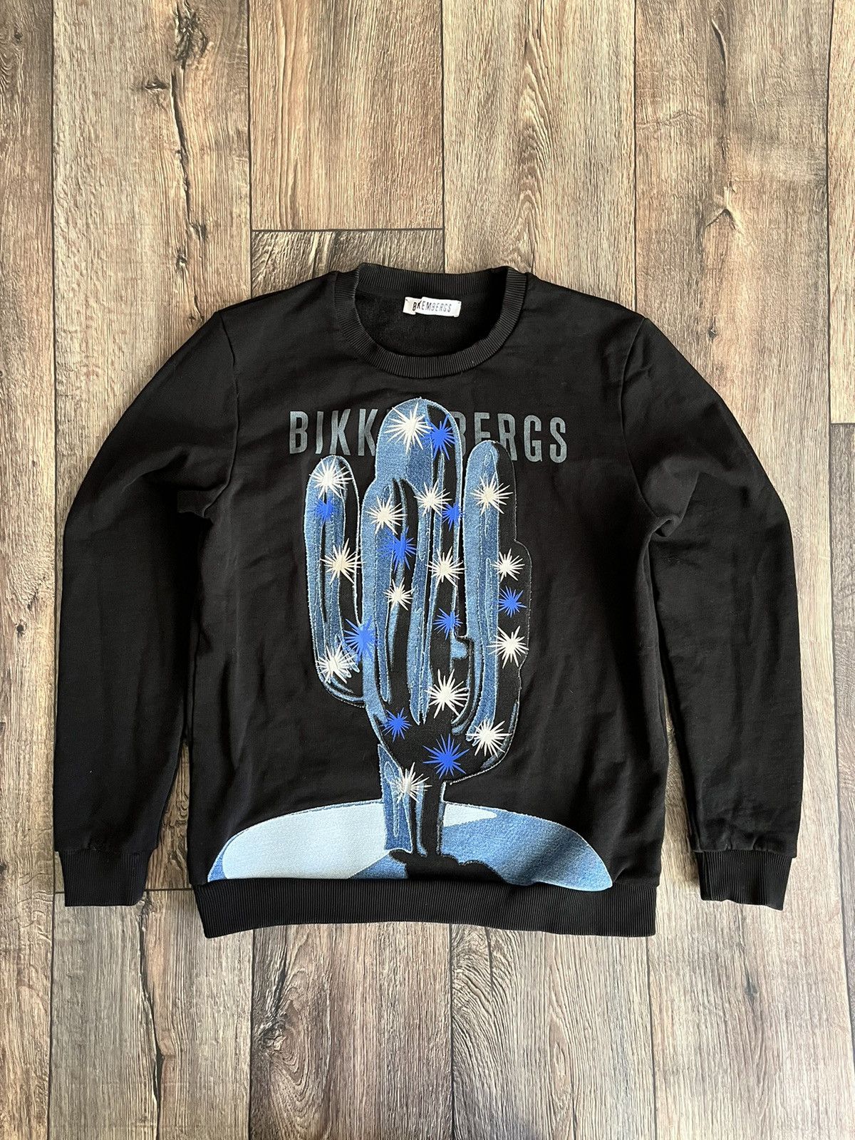 Dirk Bikkembergs Cactus Jeans Embroidery Big Logo Sweatshirt