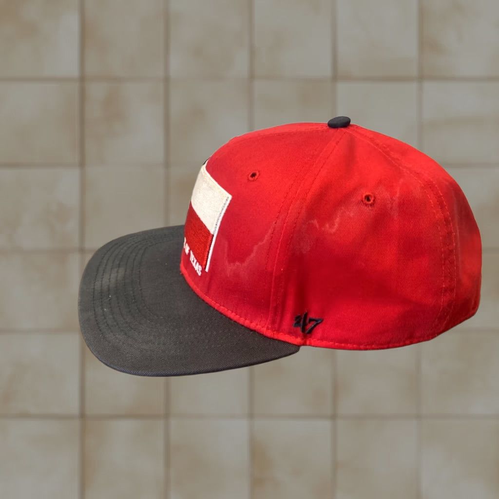 47 ’47 Republic Of Texas SnapBack Red White and Blue Rangers Baseball Hat Unisex Adults Adjustable Size ONE SIZE - 1 Thumbnail