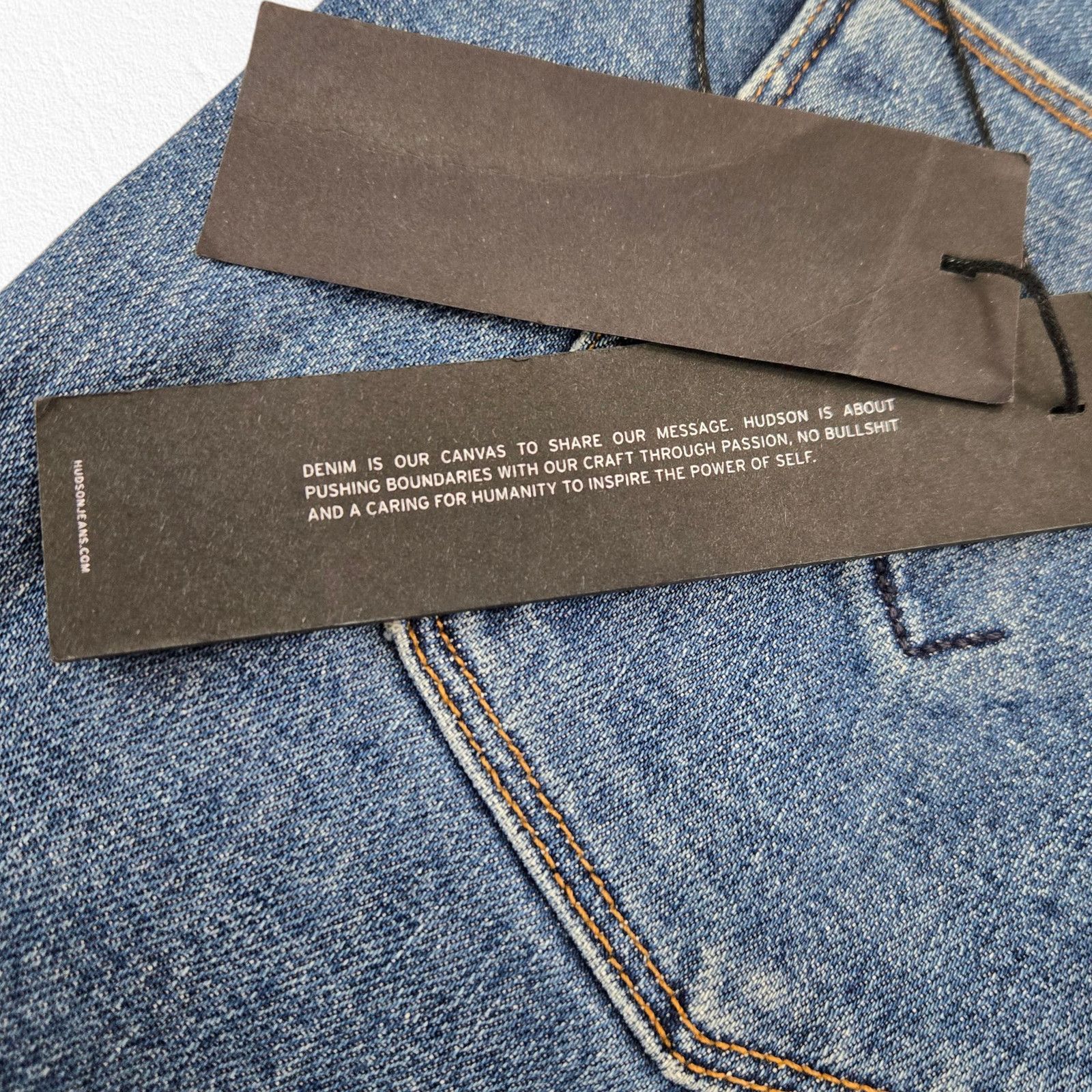 Hudson Hudson Crop Riley Relaxed Straight Jeans Size 29 Size 29" - 12 Thumbnail