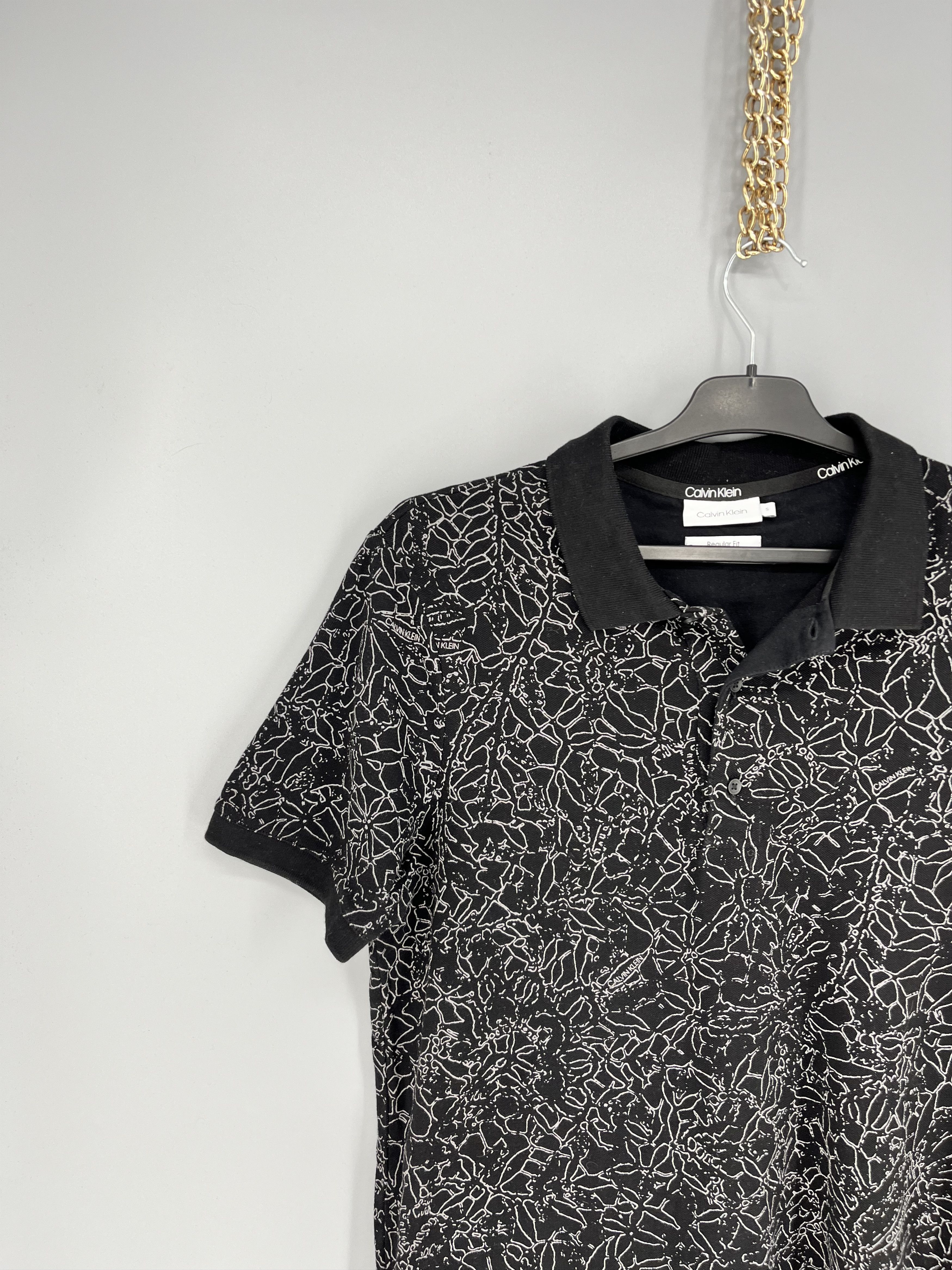 Calvin Klein Clavin Klein CK Golf Black And White Polos Shirt Regular Fit Size US S / EU 44-46 / 1 - 4 Thumbnail