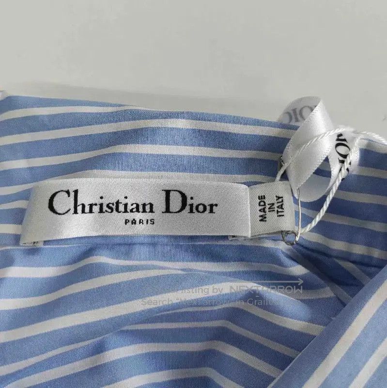 Dior Dior Striped Cotton Shirt for Women . Size S / US 4 / IT 40 - 5 Thumbnail