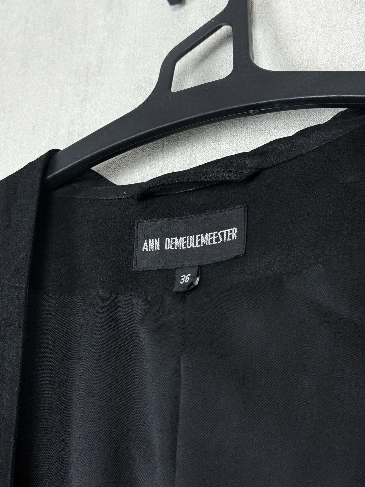 Ann Demeulemeester Ann Demeulemeester Leather Blazer With 925 Silver Chain Size XS / US 0-2 / IT 36-38 - 10 Thumbnail