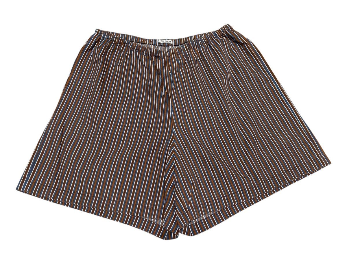 Miu Miu MIU MIU STRIPES SHORTS Size US 30 / EU 46 - 2 Thumbnail