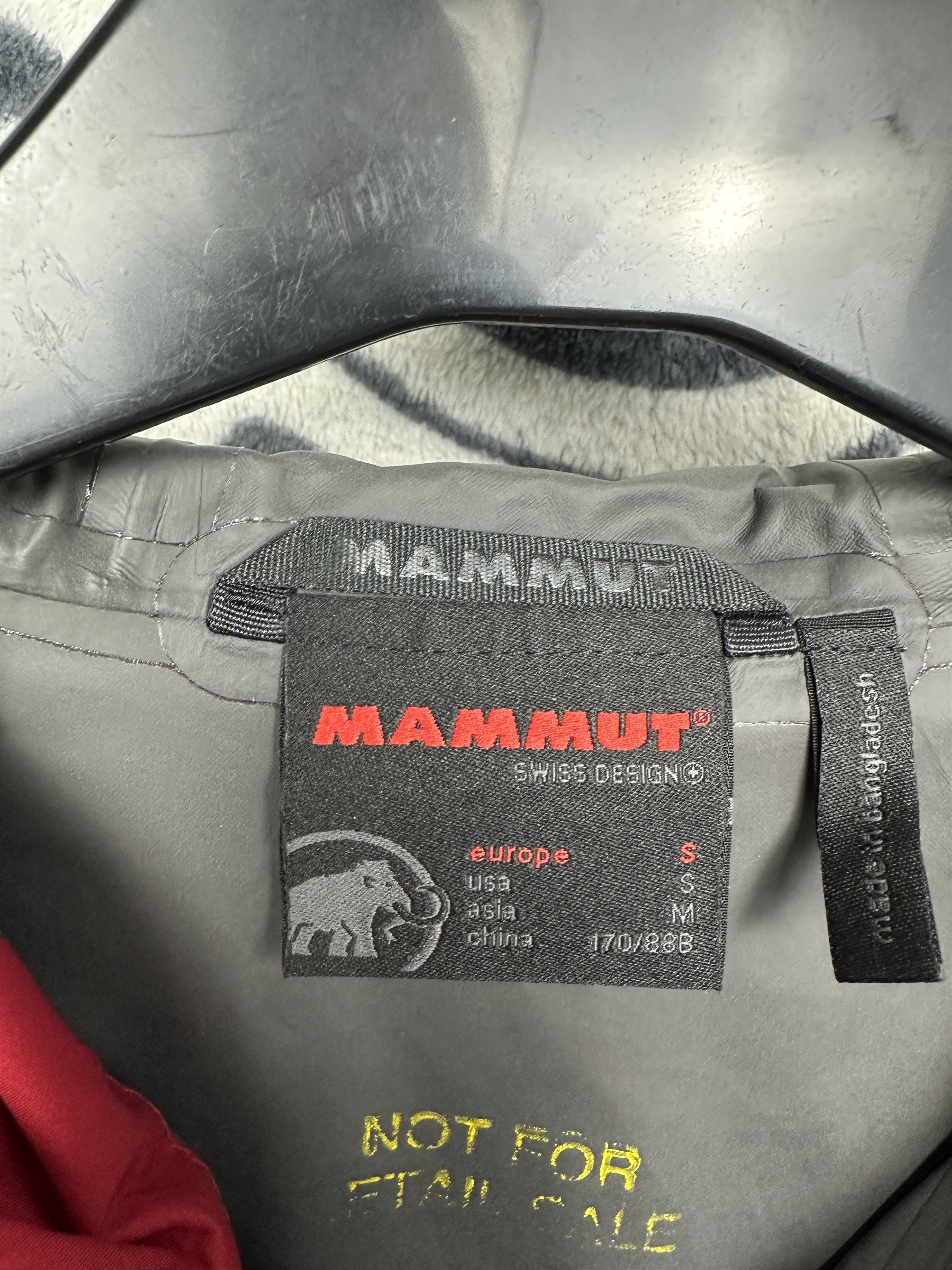 Mammut Mammut Gore-tex Paclite Wenaha Red Black Rain Jacket Size US S / EU 44-46 / 1 - 5 Thumbnail