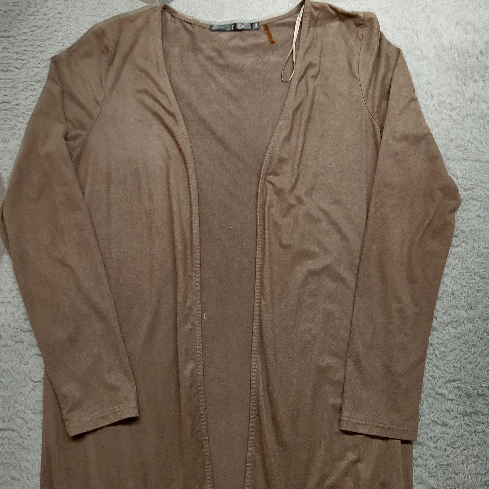 & Other Stories Rue 21 Sweater S Women's Short Sleeve Cardigan Brown Knit Size S / US 4 / IT 40 - 3 Thumbnail