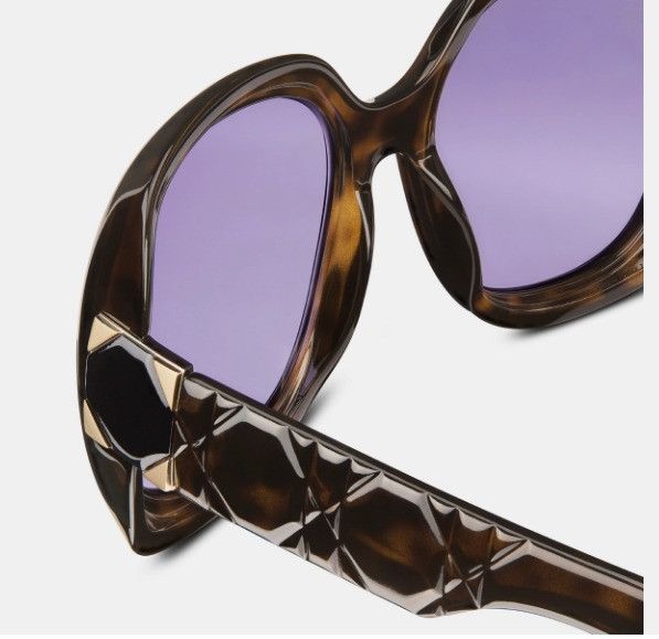Dior o1w1db11024 Size: OS / Tortoiseshell Rounded Sunglasses Size ONE SIZE - 4 Thumbnail