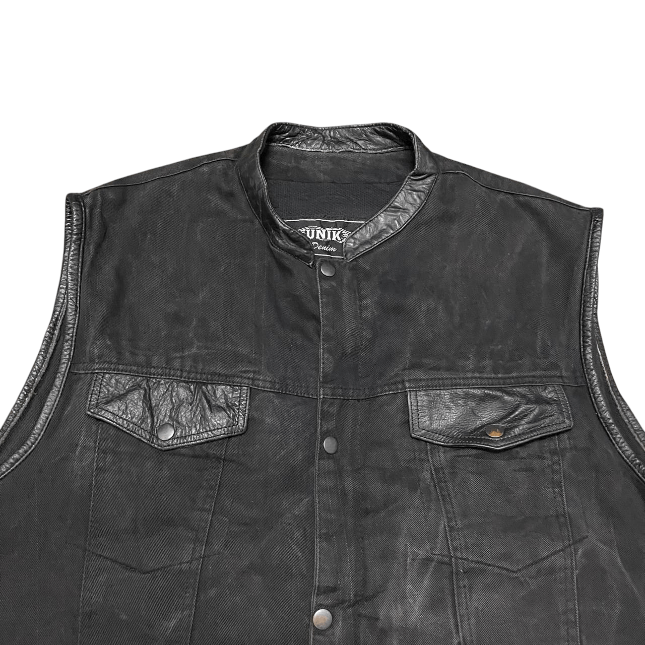 UNIK International Inc. Vintage Unik Denim Vest Rare Size US XXL / EU 58 / 5 - 2 Thumbnail