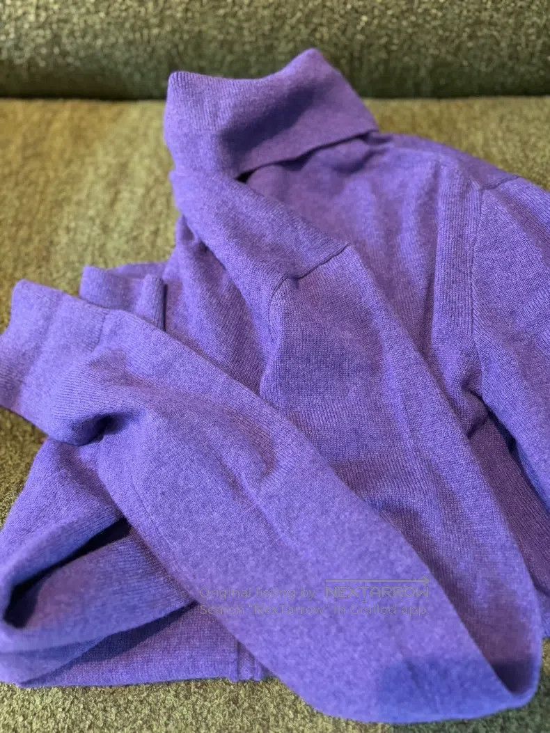 The Row The row Purple cashmere turtleneck sweater Size XS / US 0-2 / IT 36-38 - 2 Thumbnail