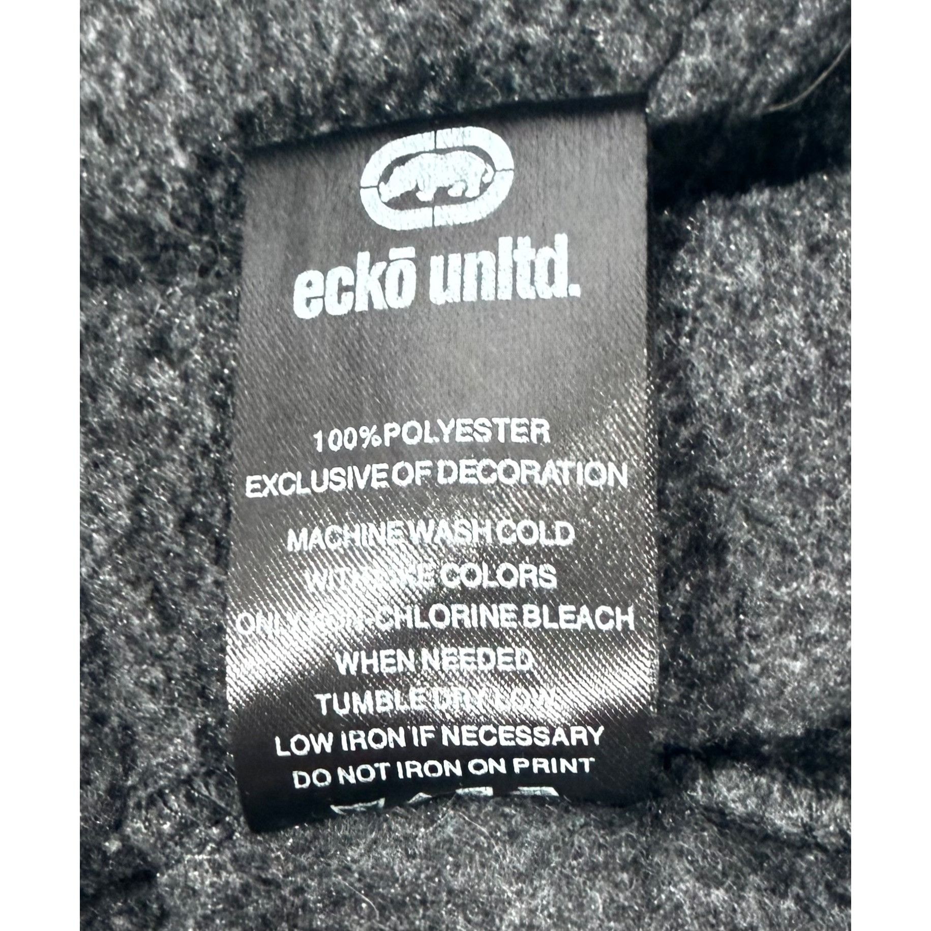 Ecko Unltd. Ecko Unltd Rhino Hoodie Sweatshirt M Black Street Wear Hip H Size US M / EU 48-50 / 2 - 6 Thumbnail