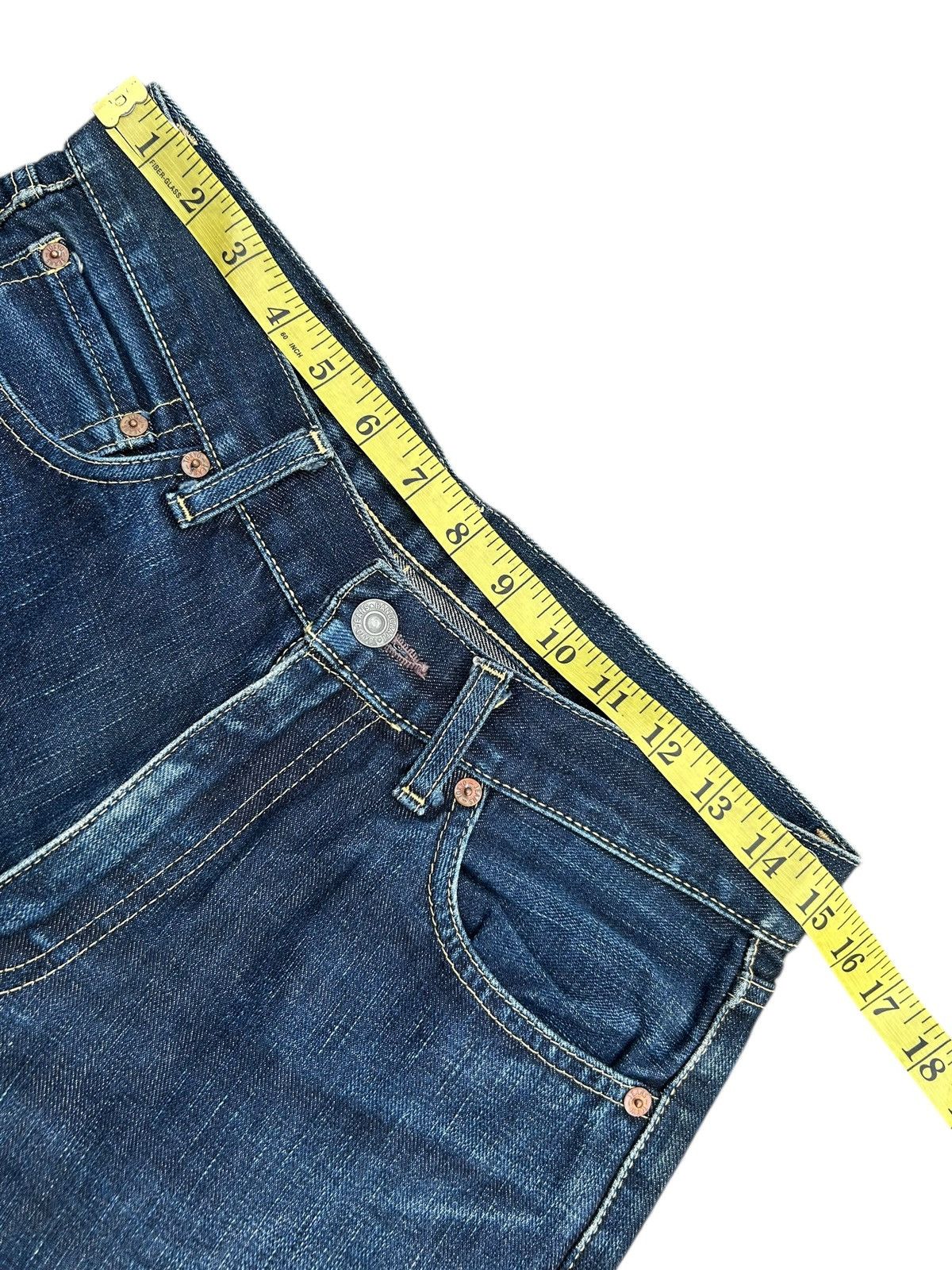 Kapital Vintage Tokyo Jeans Handcraft Snake Skin Pocket Denim Jeans Size US 30 / EU 46 - 12 Thumbnail