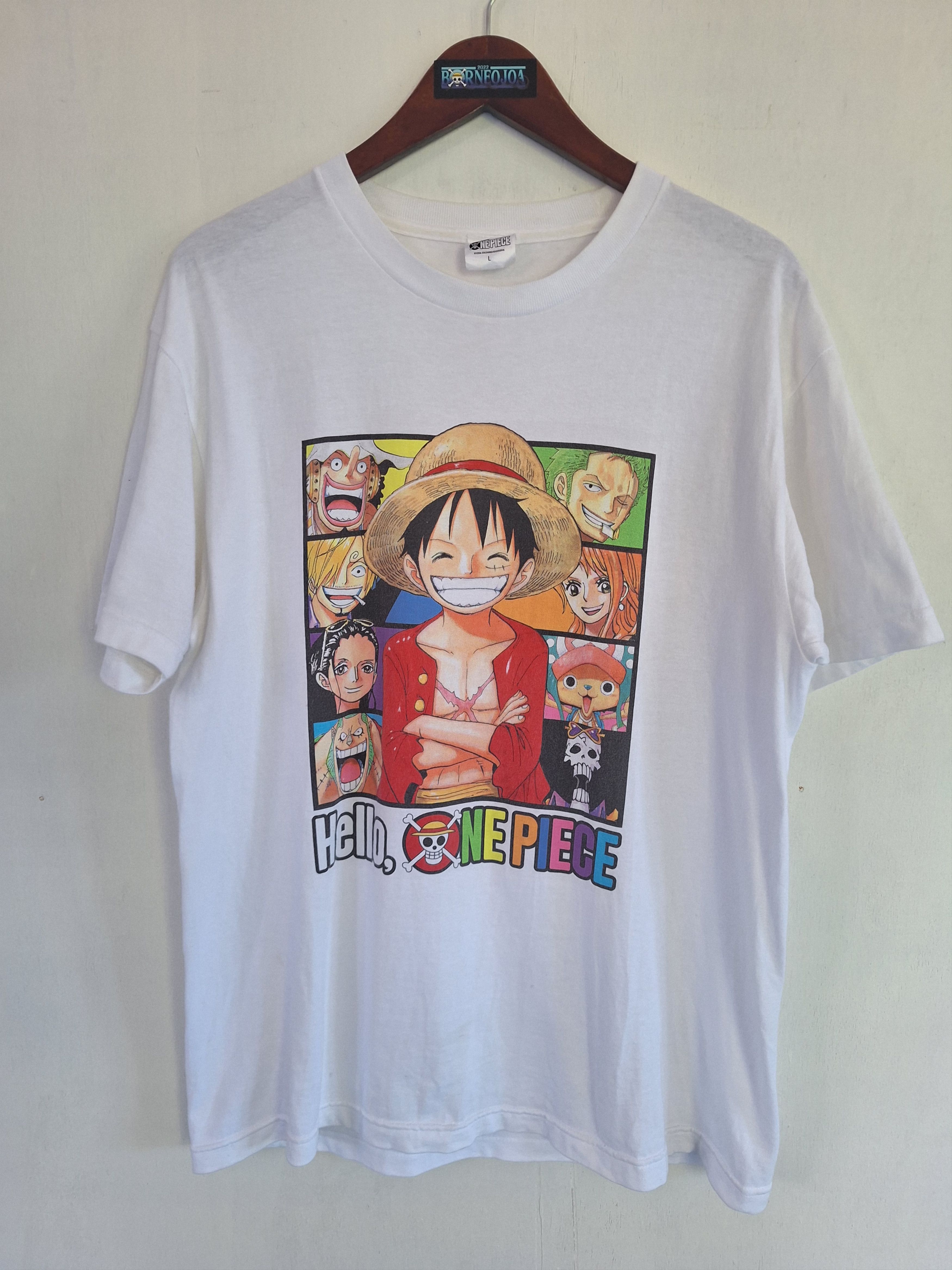 Anime Rare Hello One Piece Event Tee Size US L / EU 52-54 / 3 - 1 Thumbnail