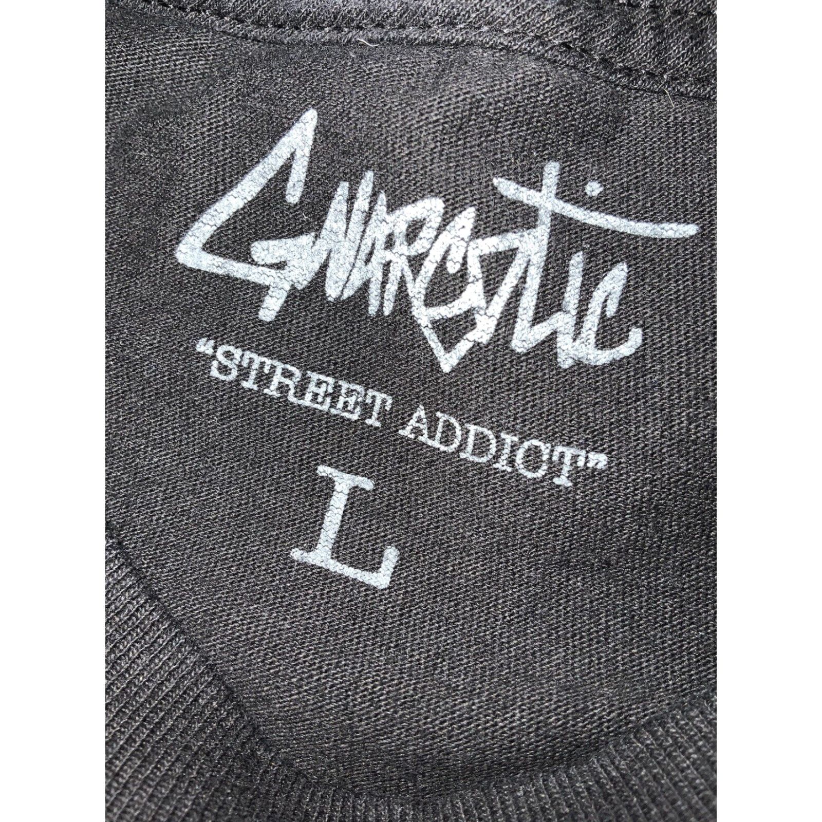 Vintage Gnarcotic Street Addict Lil Gnar Knife Tattoo Skull Skate Graphic T-Shirt Sz. L Size US L / EU 52-54 / 3 - 7 Thumbnail