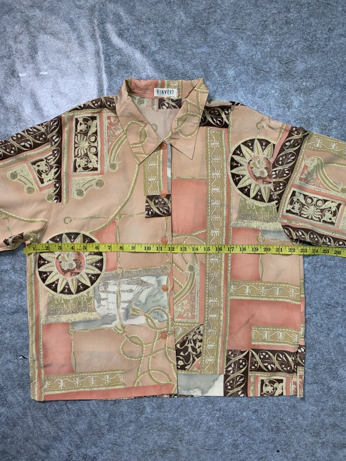 Vintage Rare Design Vintage Vinvert Long Sleeve Blouse Size L / US 10 / IT 46 - 7 Thumbnail