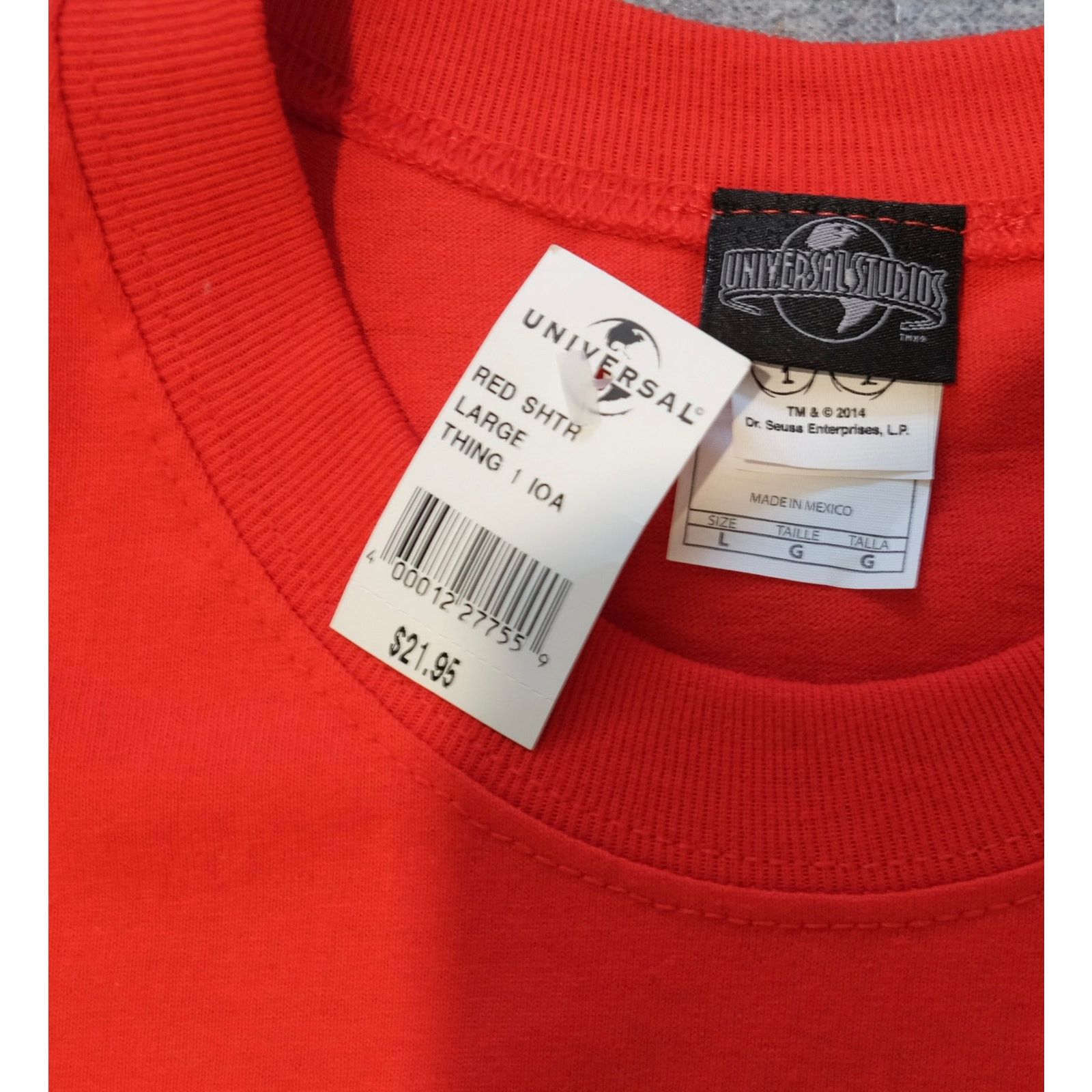 Universal Studios Universal Studios Thing 1 Dr Seuss Tank Shirt L NWT Size US L / EU 52-54 / 3 - 4 Thumbnail