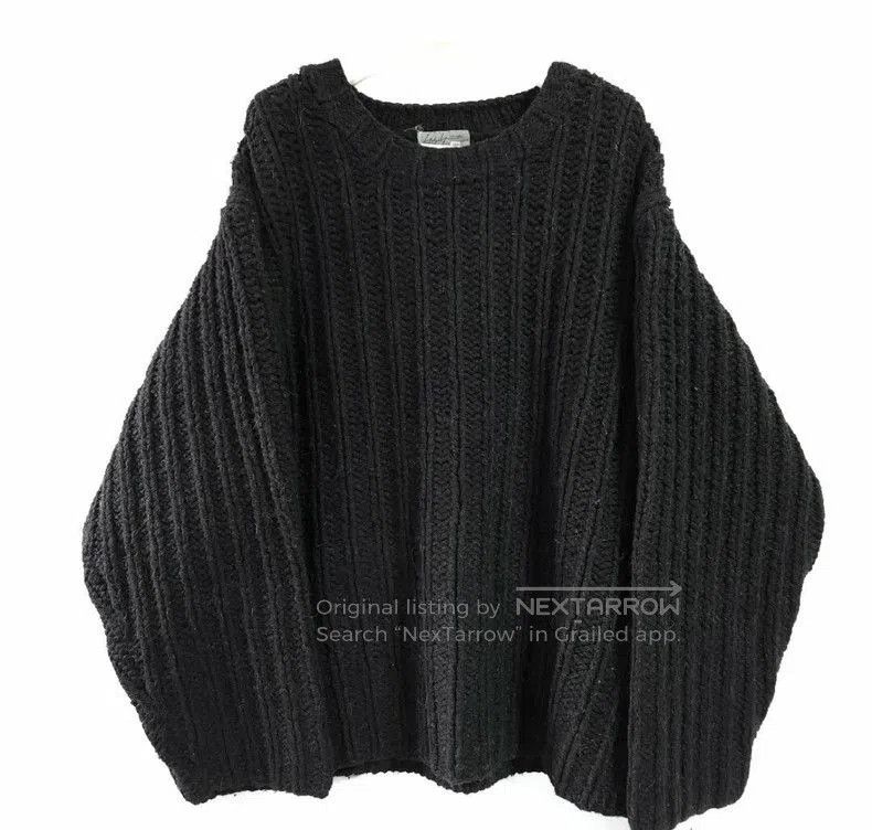 Yohji Yamamoto yohji yamamoto 1993AW outline wool knit sweater. Size US M / EU 48-50 / 2 - 1 Thumbnail