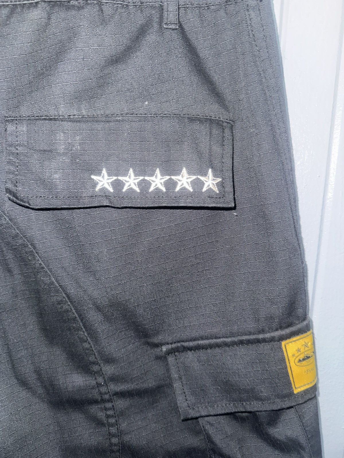 Corteiz Corteiz RTW 5 year anniversary Black Cargo Pants Size US 31 - 11 Thumbnail
