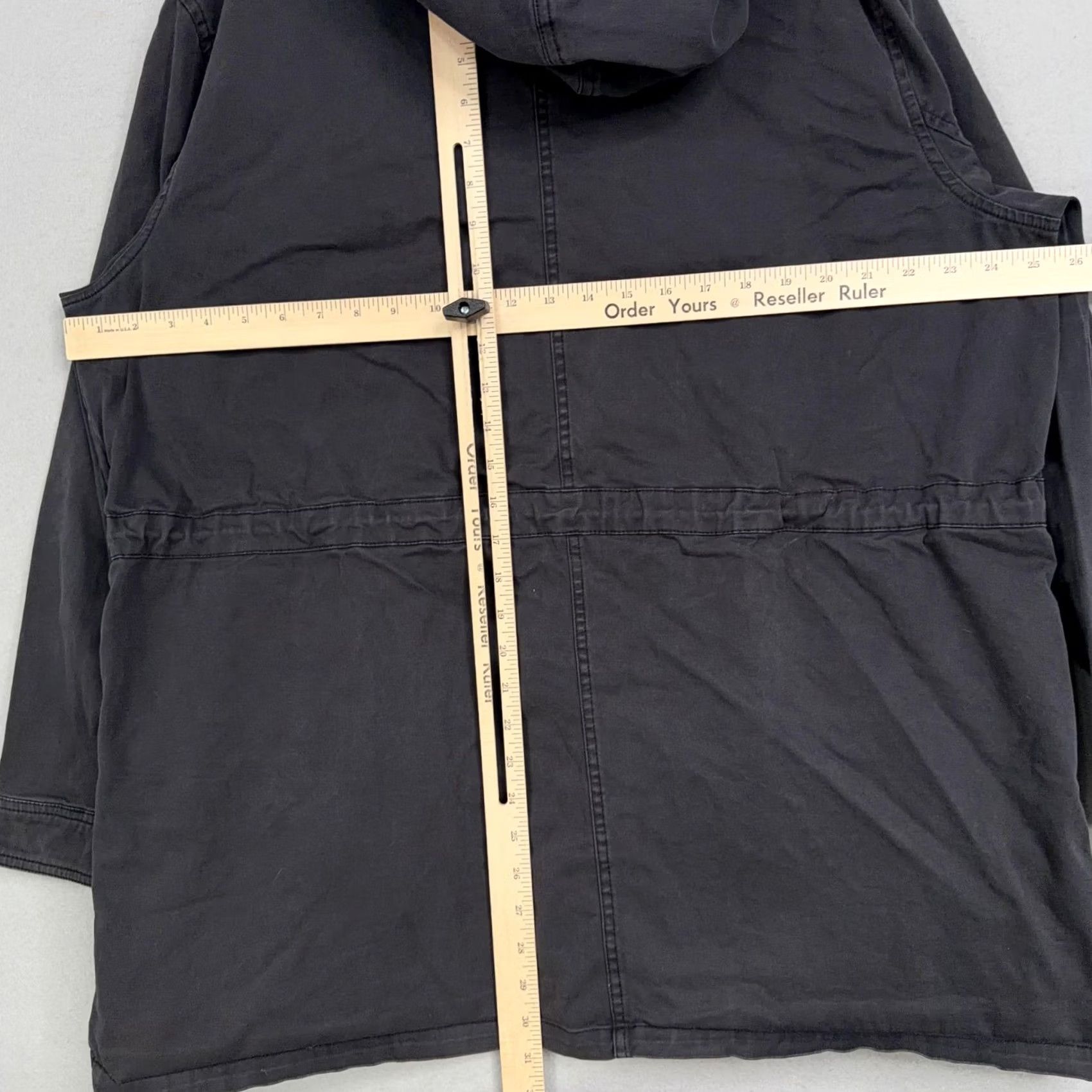 Lucky Brand Lucky Brand Jacket Womens XL Gray Hooded Anorak Field Coat Drawstring Pockets Size XL / US 12-14 / IT 48-50 - 7 Thumbnail