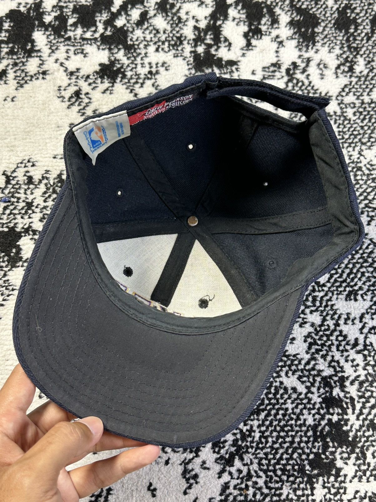 Drew Pearson Vintage NBA LA Lakers Drew Pearson Hat Velcro Strap Size ONE SIZE - 5 Thumbnail