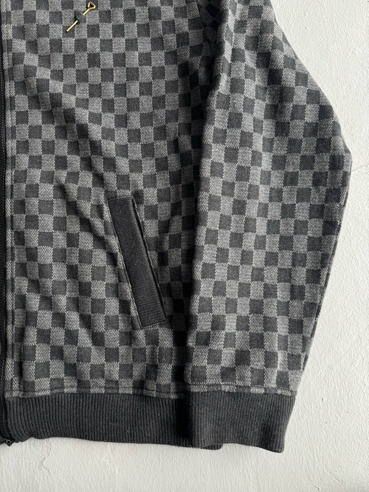 Louis Vuitton Damier Jacquard - Zip Through Bomber Jacket Size US XXL / EU 58 / 5 - 3 Thumbnail