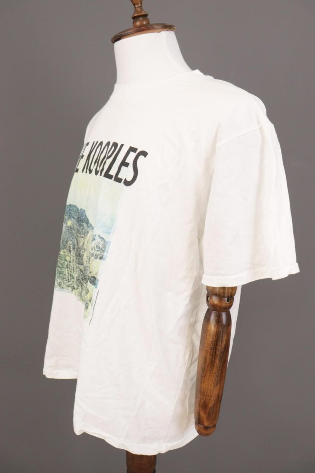 The Kooples The Kooples Paris White Printed Summer T-Shirt Size XL Size US XL / EU 56 / 4 - 4 Thumbnail
