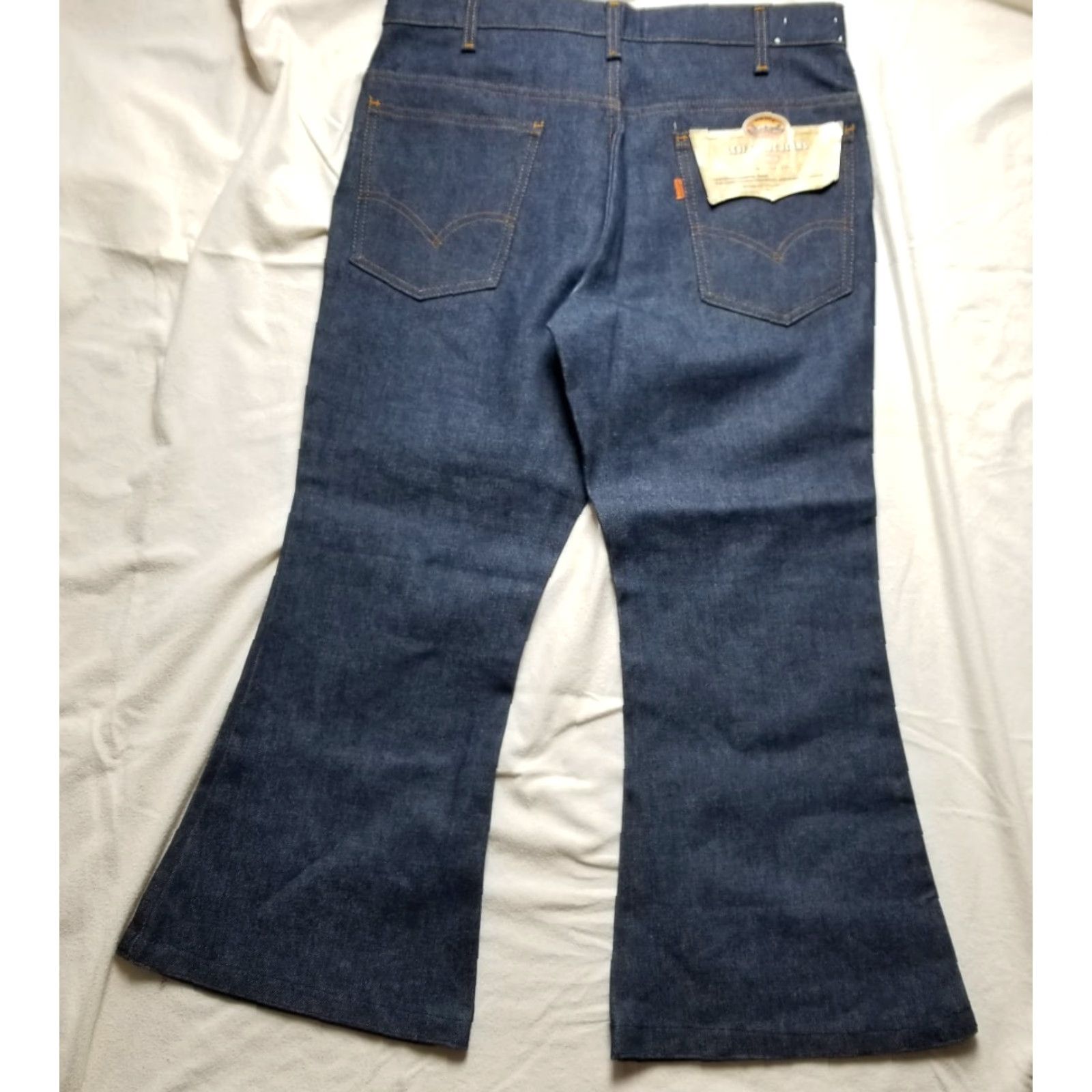 Levi's VINTAGE Levi's Big Bell Blue Jeans USA 36x30 1981 Orange tag Hippie Rock Jeans Mens Size US 36 / EU 52 - 2 Thumbnail