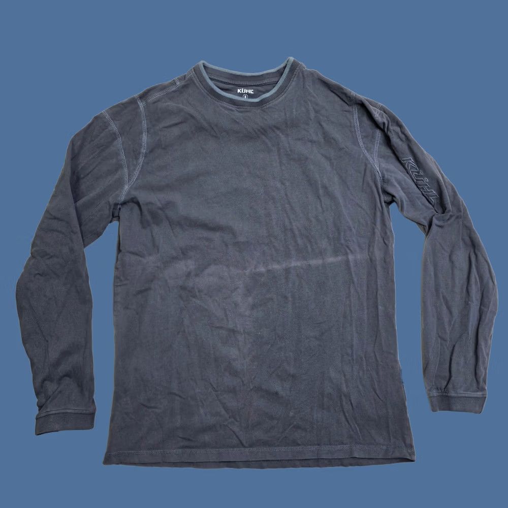 Vintage Kuhl Mens Small Charcoal Organic Cotton Long Sleeve Shirt Zip Pocket Size US S / EU 44-46 / 1 - 1 Thumbnail