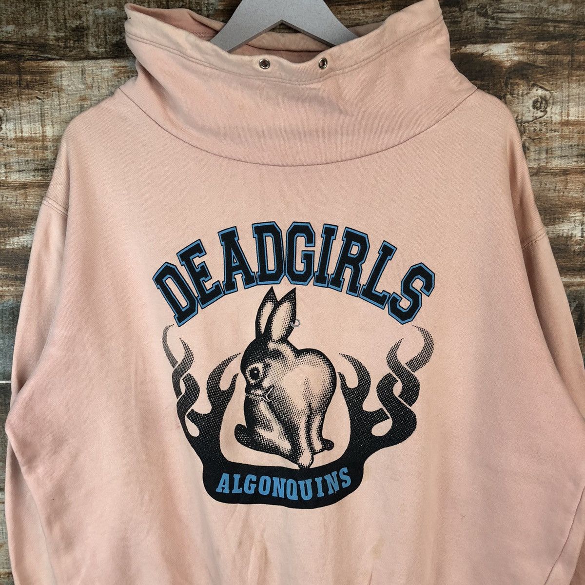 Japanese Brand Algonquins deadgirls punk Pink Sweatshirt #A2054 Size US L / EU 52-54 / 3 - 5 Thumbnail