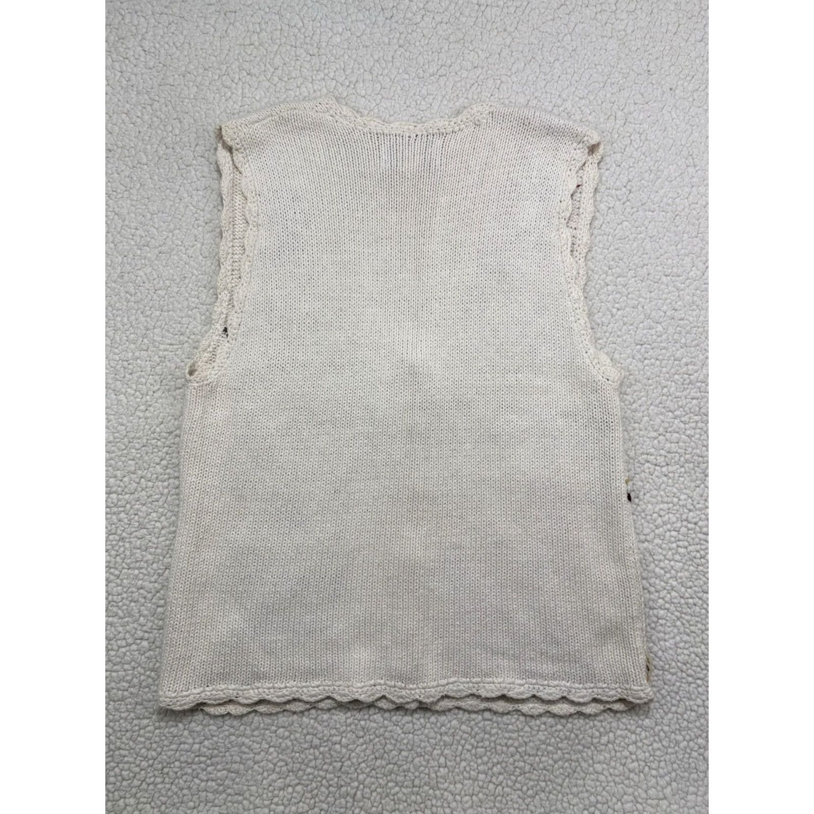 Vintage VINTAGE Tiara International Cardigan Sweater Vest Christmas Tree Wreath Ornament Women L Size L / US 10 / IT 46 - 3 Thumbnail